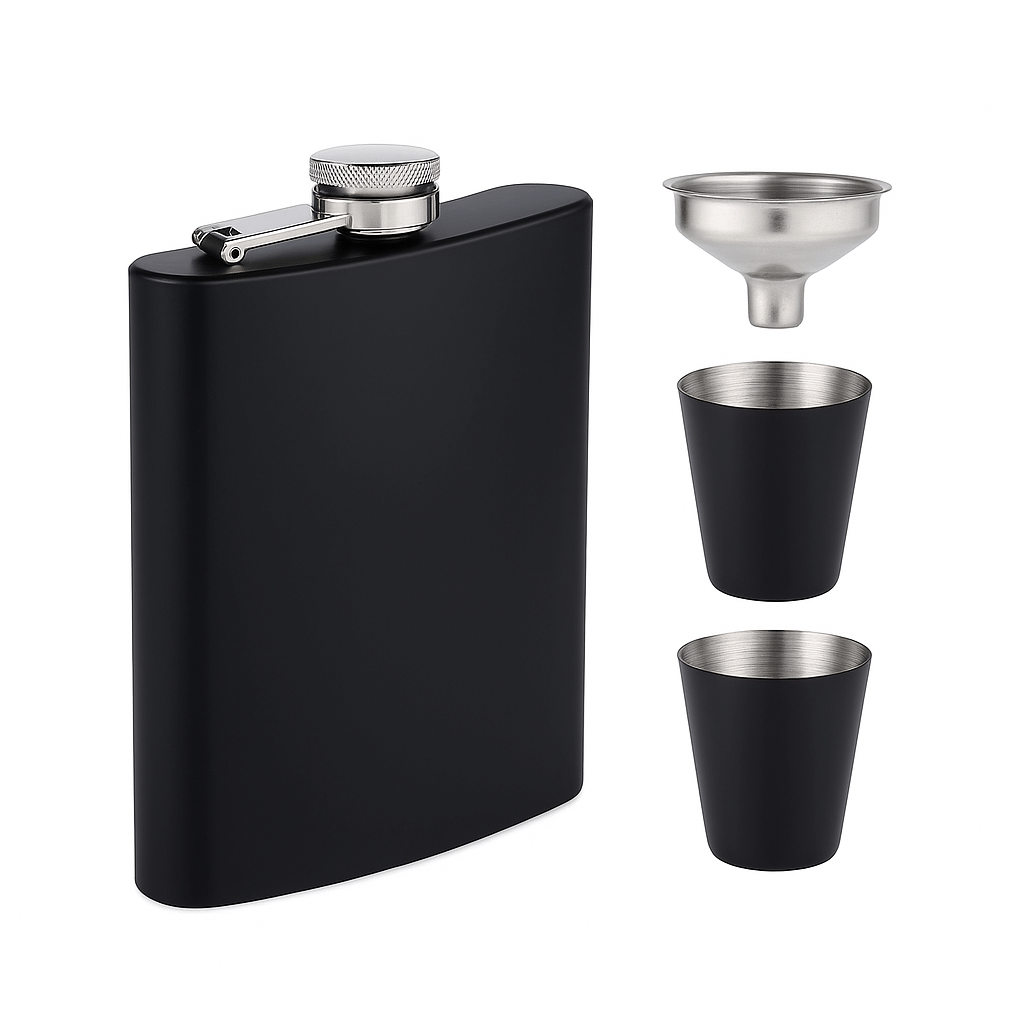     			sakimo Steel Hip Flask