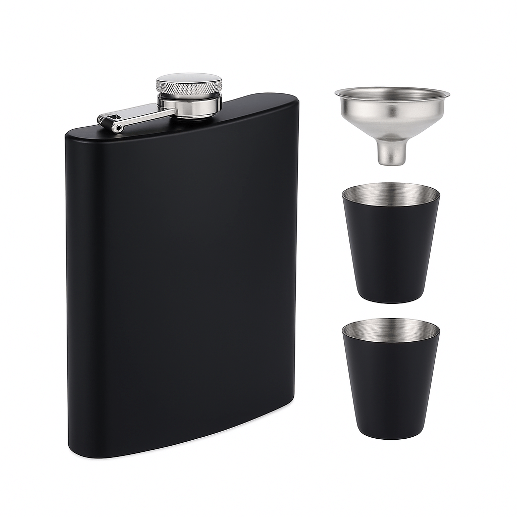    			sakimo Steel Hip Flask