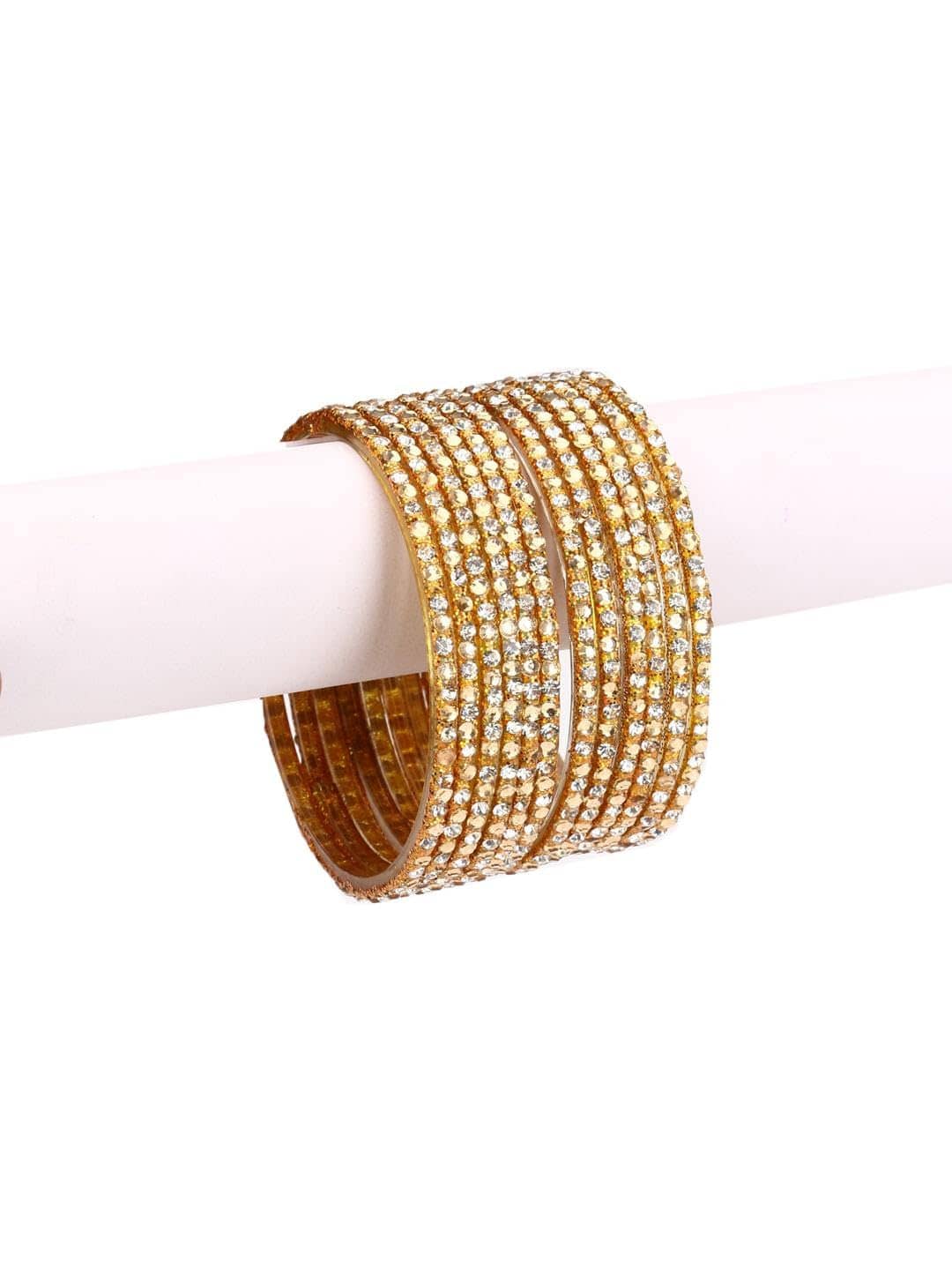 AFAST Gold Bangle Set ( Pack of 12 ) - Bangles & Bracelets | Buy online on ZillyBuy