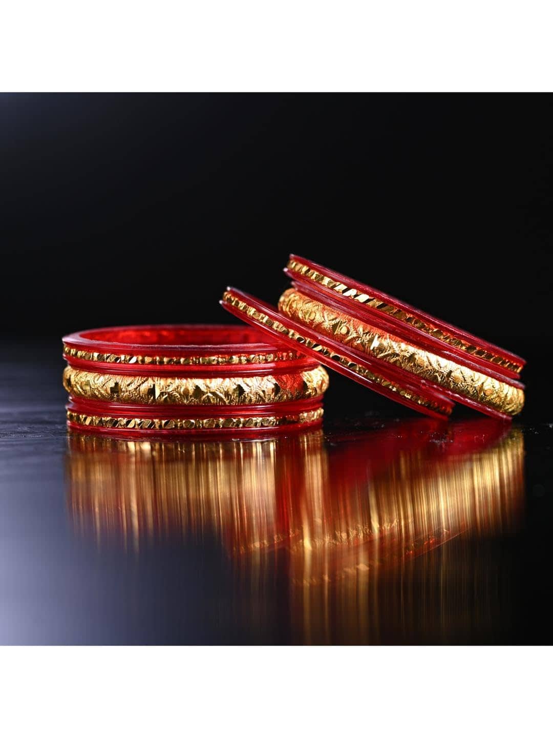 AFAST Gold Kada Set ( Pack of 6 ) - Bangles & Bracelets | Buy online on ZillyBuy