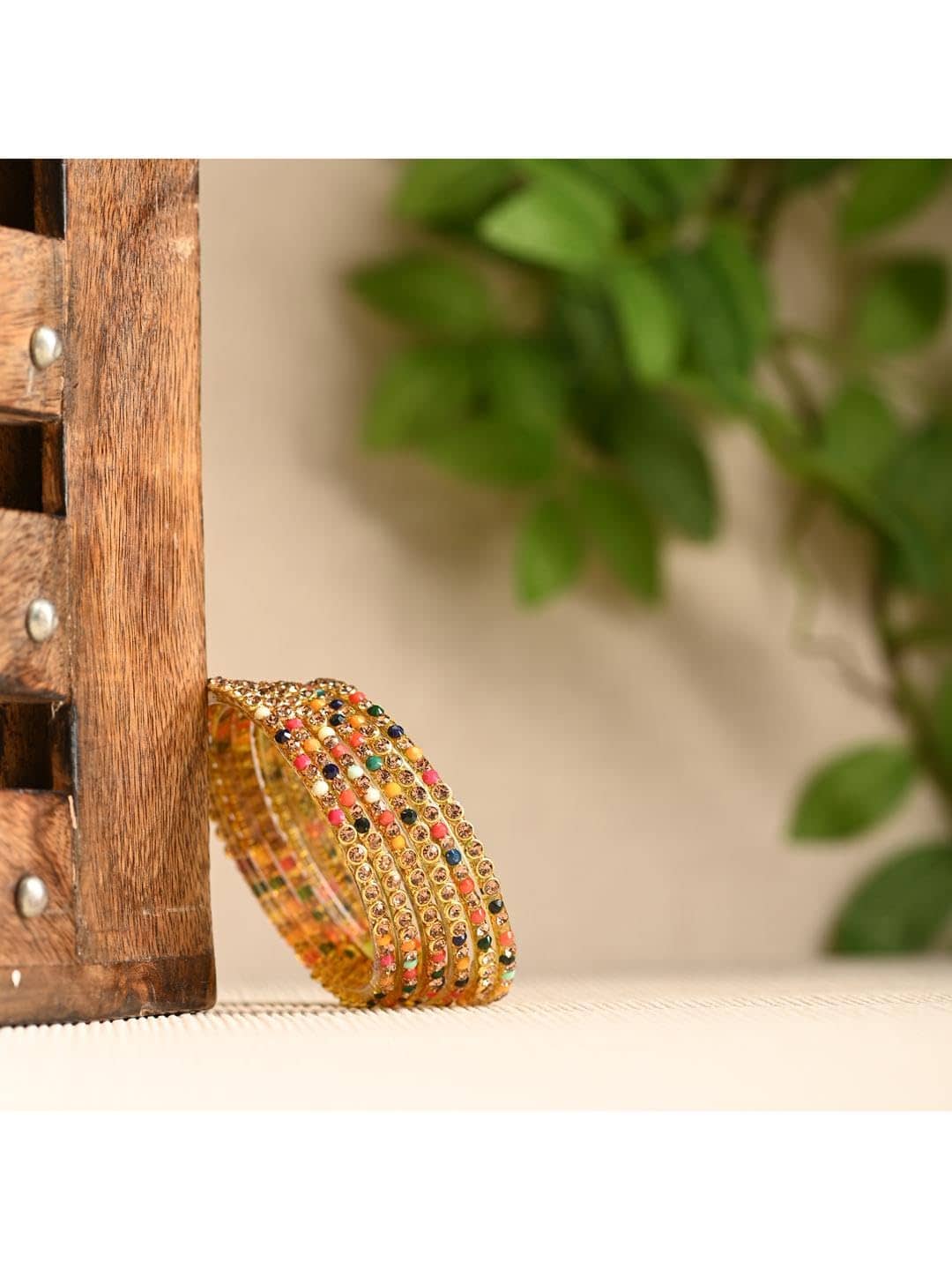 AFAST Multicolor Bangle Set ( Pack of 6 ) - Bangles & Bracelets | Buy online on ZillyBuy