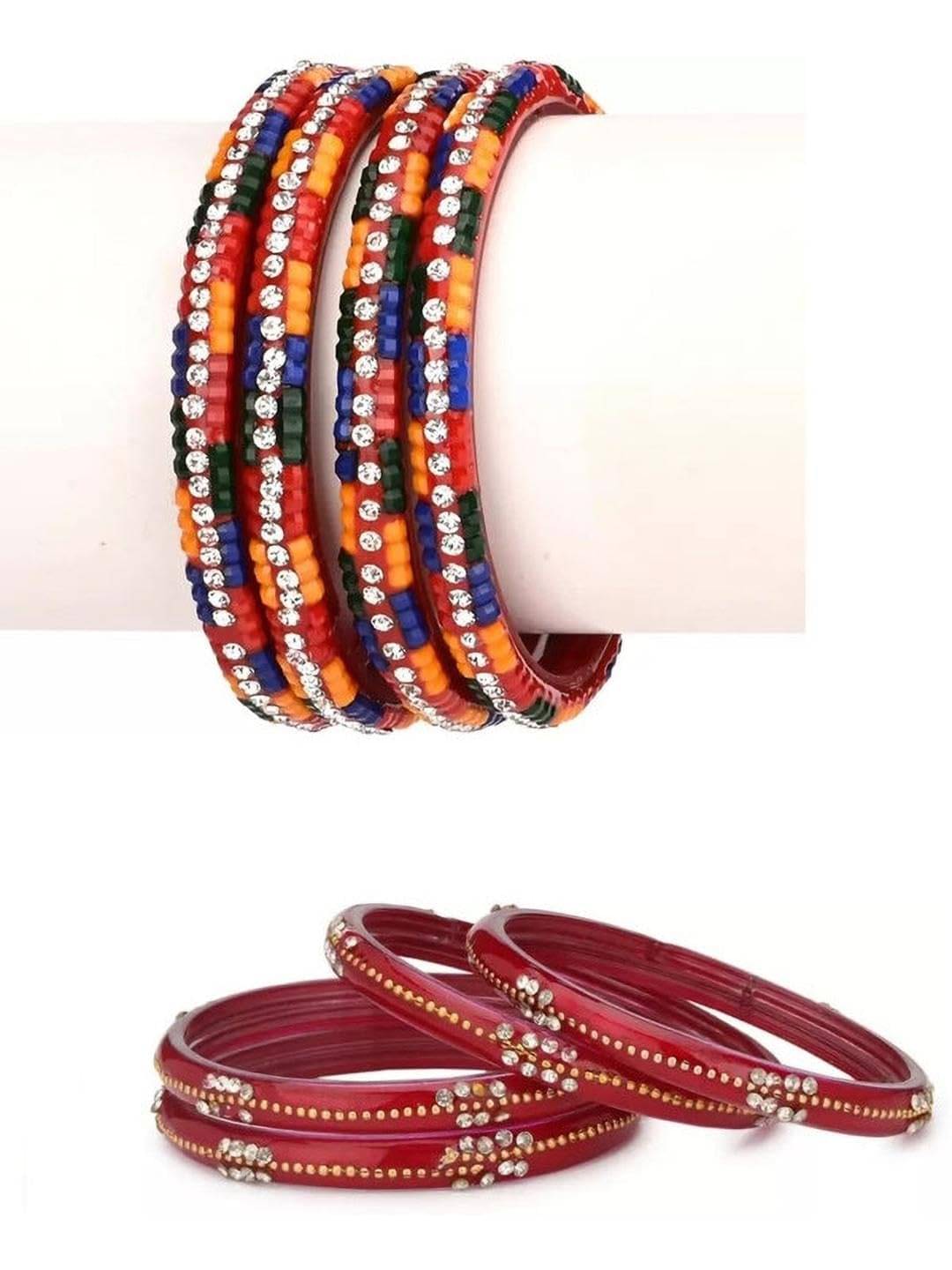 AFAST Multicolor Bangle Set ( Pack of 2 ) AFAST Multicolor Bangle Set ( Pack of 2 )