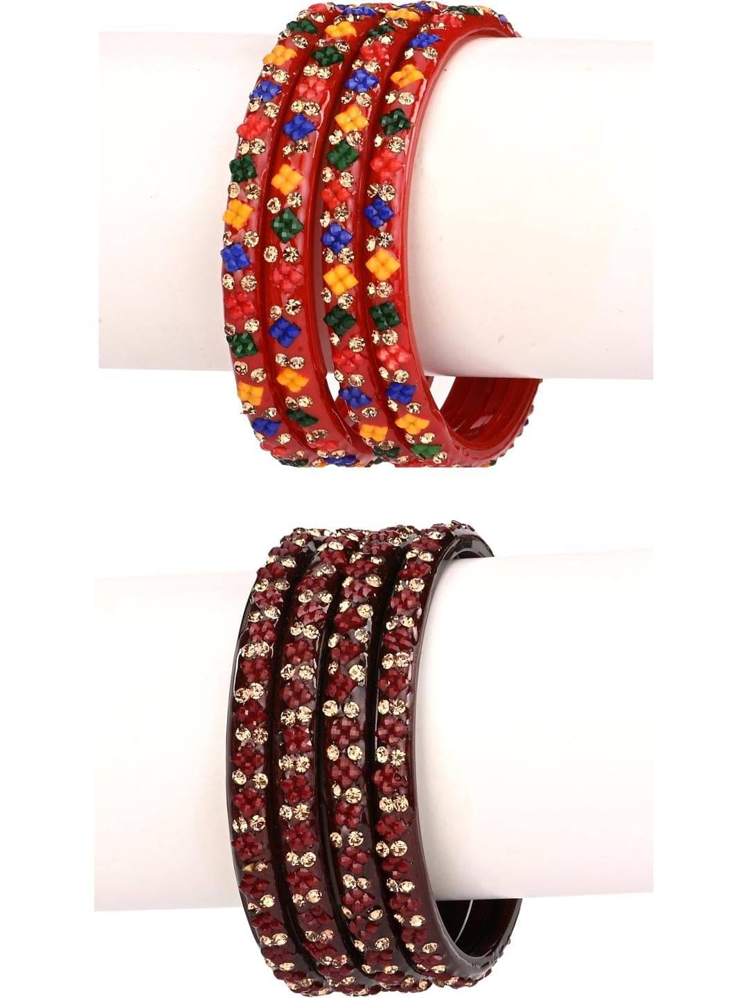 AFAST Multicolor Bangle Set ( Pack of 2 ) AFAST Multicolor Bangle Set ( Pack of 2 )