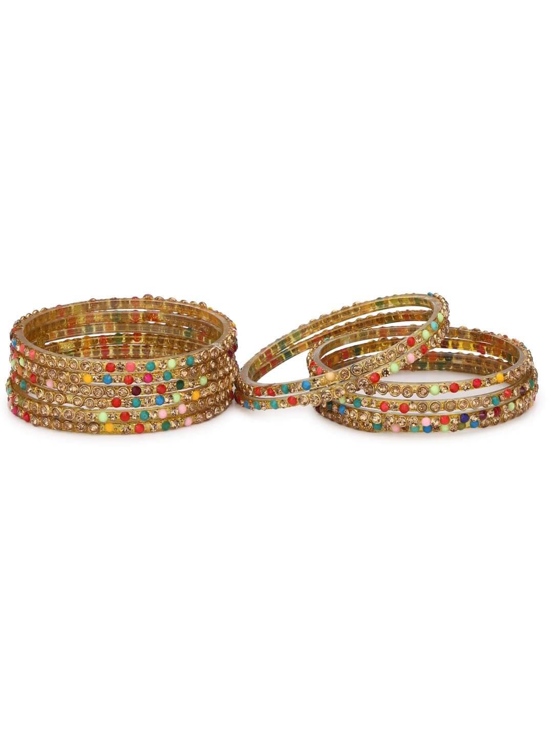     			AFAST Multicolor Bangle Set ( Pack of 12 )