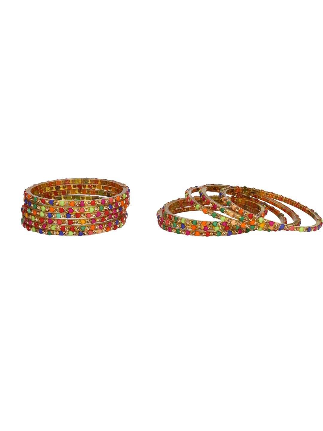 AFAST Multicolor Bangle Set ( Pack of 6 ) AFAST Multicolor Bangle Set ( Pack of 6 )