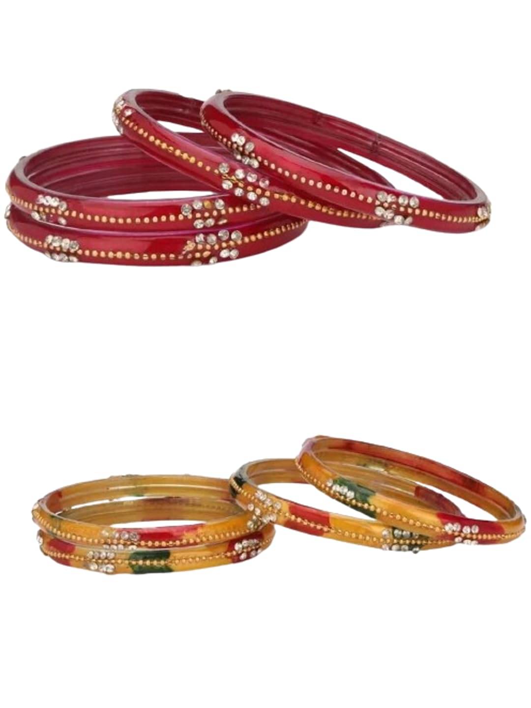     			AFAST Multicolor Bangle Set ( Pack of 2 )