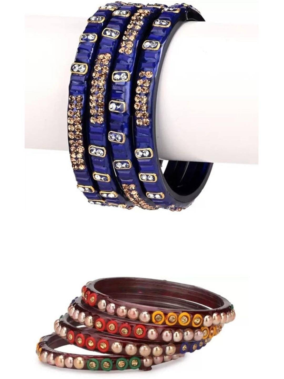     			AFAST Multicolor Bangle Set ( Pack of 2 )