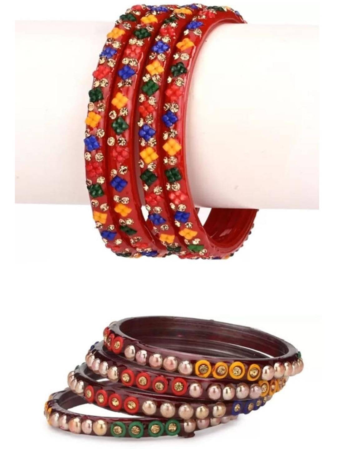 AFAST Multicolor Bangle Set ( Pack of 2 ) AFAST Multicolor Bangle Set ( Pack of 2 )