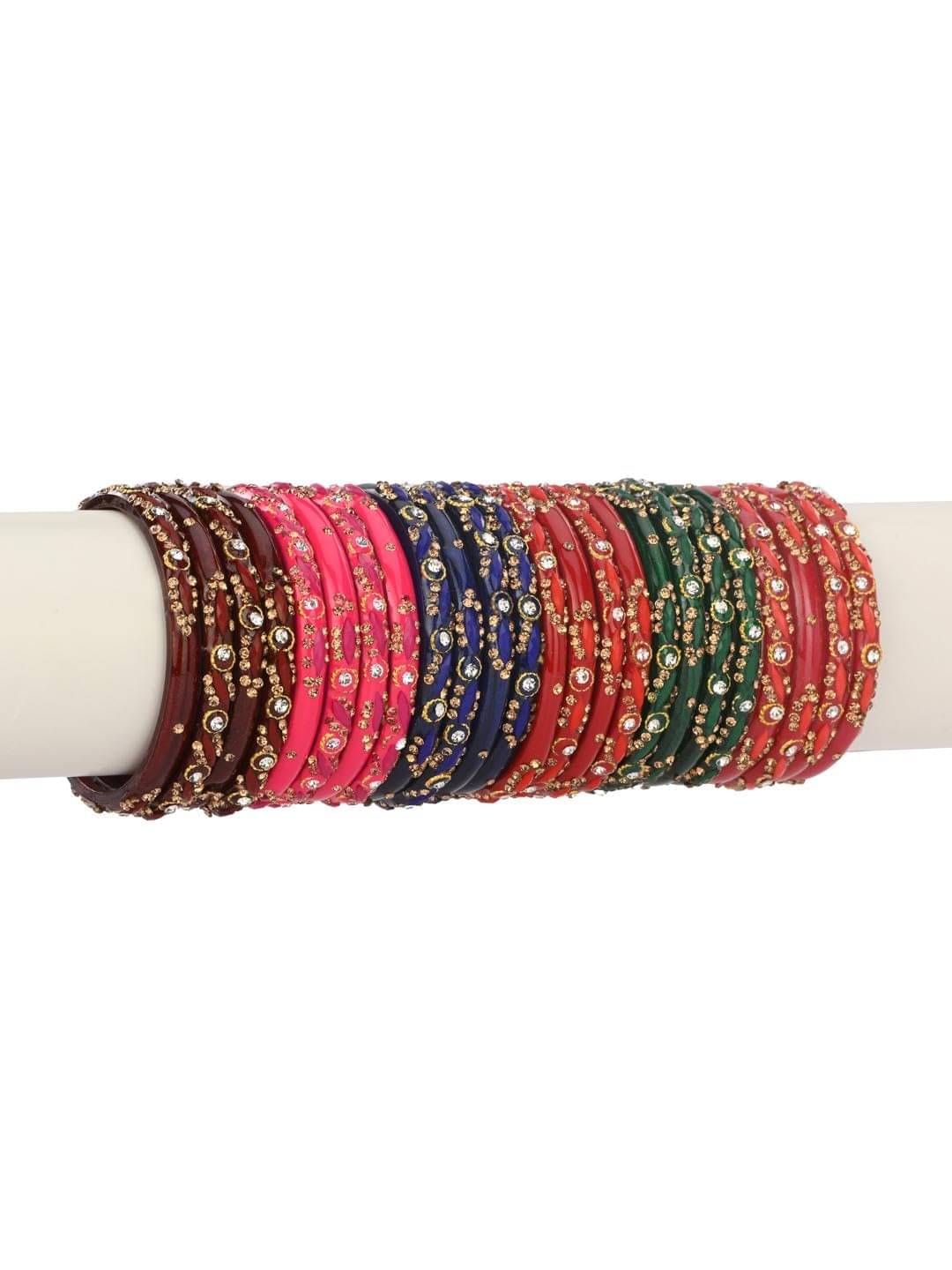 AFAST Multicolor Bangle Set ( Pack of 24 ) AFAST Multicolor Bangle Set ( Pack of 24 )