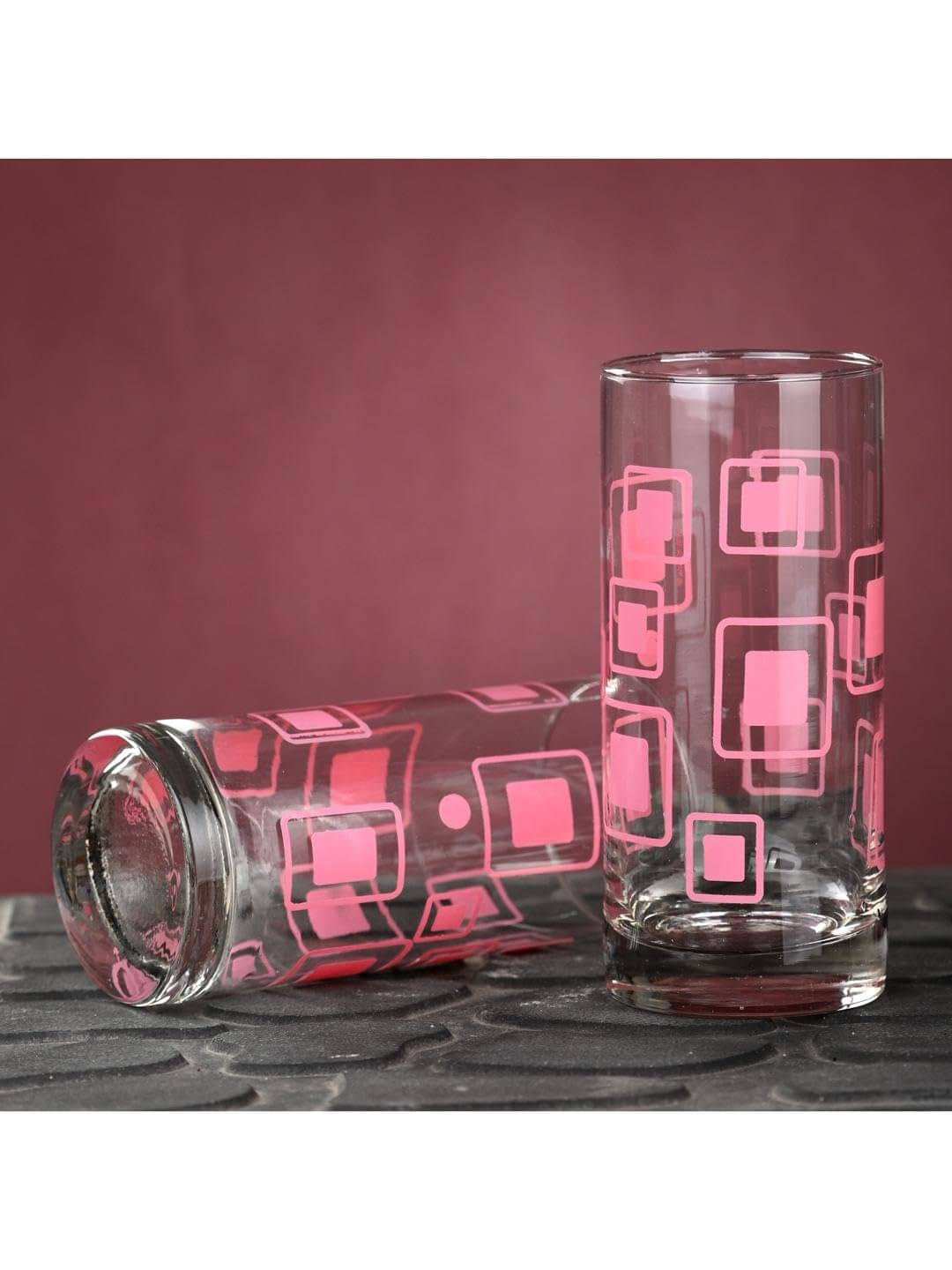 AFAST Multipurpose Drink Glass Printed Glasses 300 ml ( Pack of 2 ) Transparent AFAST Multipurpose Drink Glass Printed Glasses 300 ml ( Pack of 2 ) Transparent