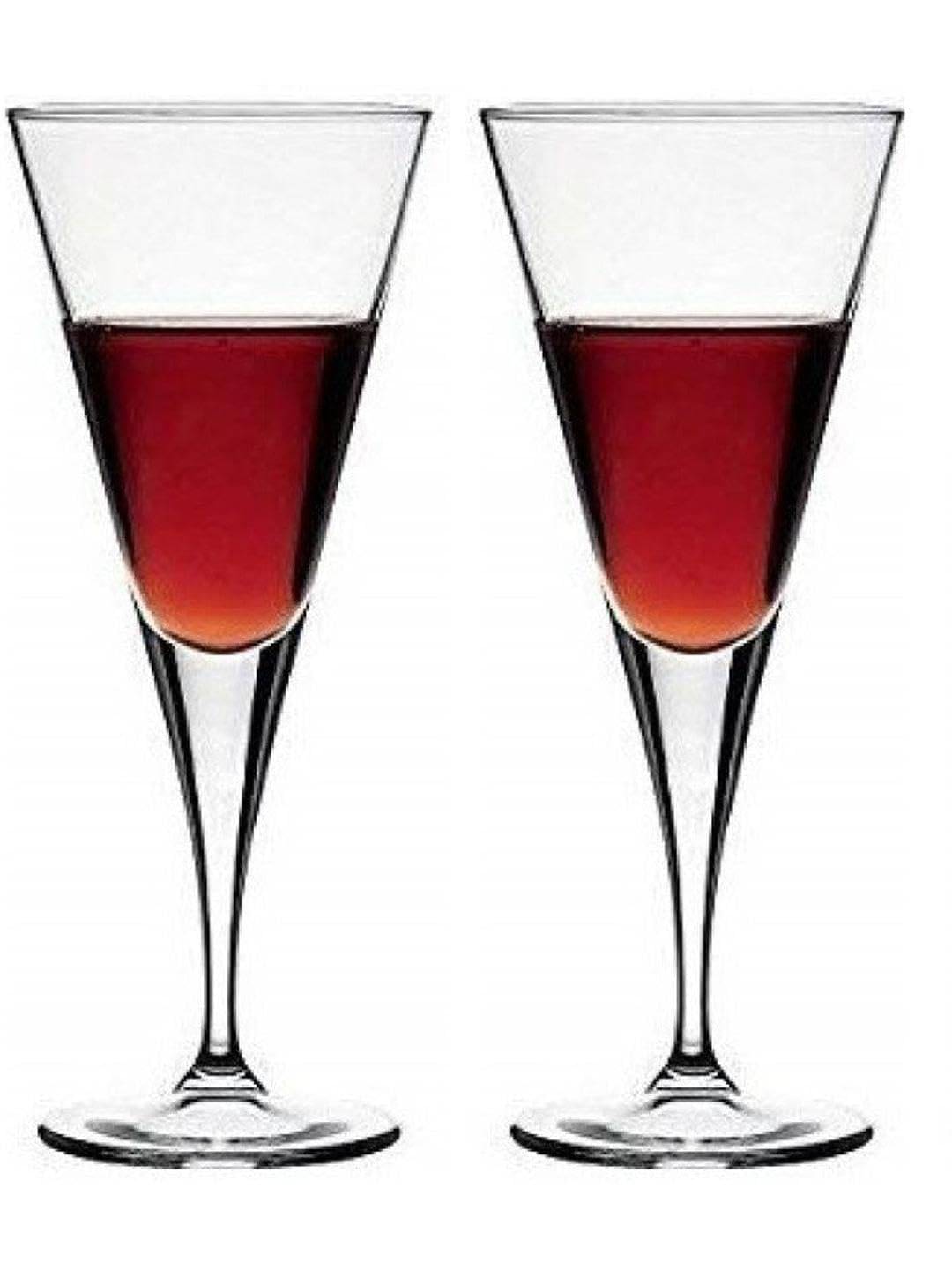     			AFAST Multipurpose Drink Glass Printed Glasses 150 ml ( Pack of 2 ) Transparent