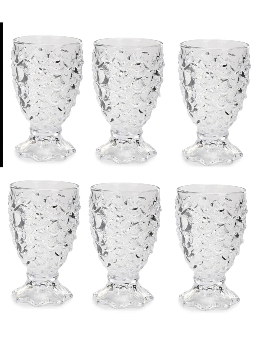 AFAST Multipurpose Drink Glass Printed Glasses 100 ml ( Pack of 6 ) Transparent AFAST Multipurpose Drink Glass Printed Glasses 100 ml ( Pack of 6 ) Transparent
