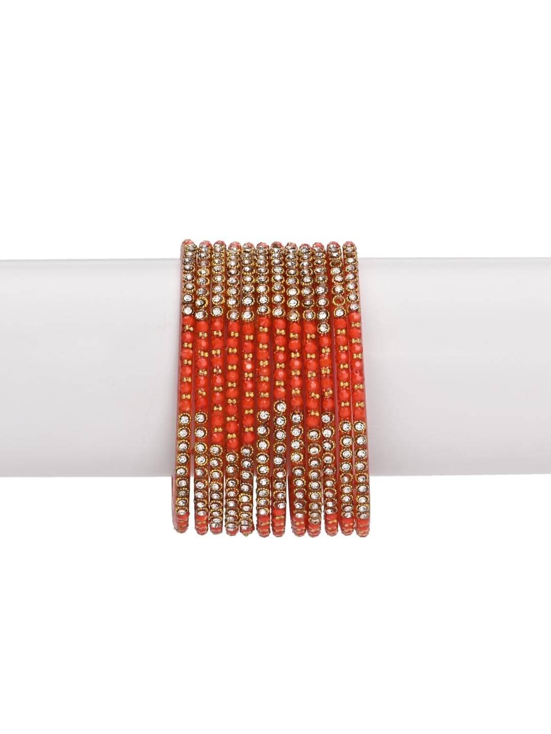 AFAST Orange Bangle Set ( Pack of 12 ) AFAST Orange Bangle Set ( Pack of 12 )