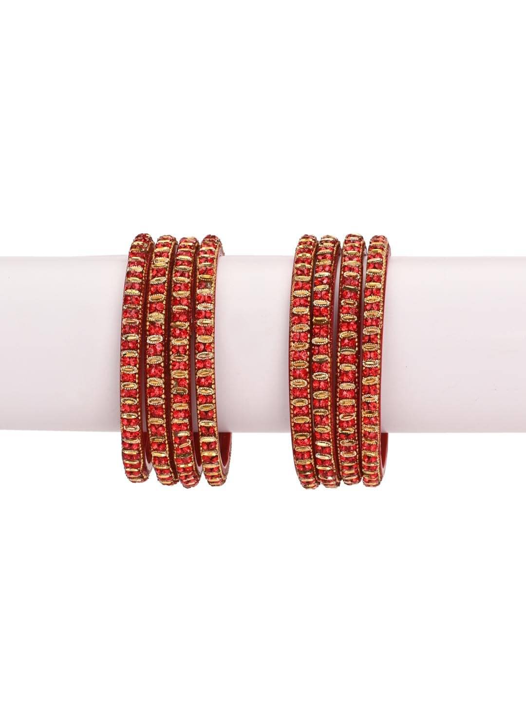 AFAST Red Bangle Set ( Pack of 8 ) AFAST Red Bangle Set ( Pack of 8 )