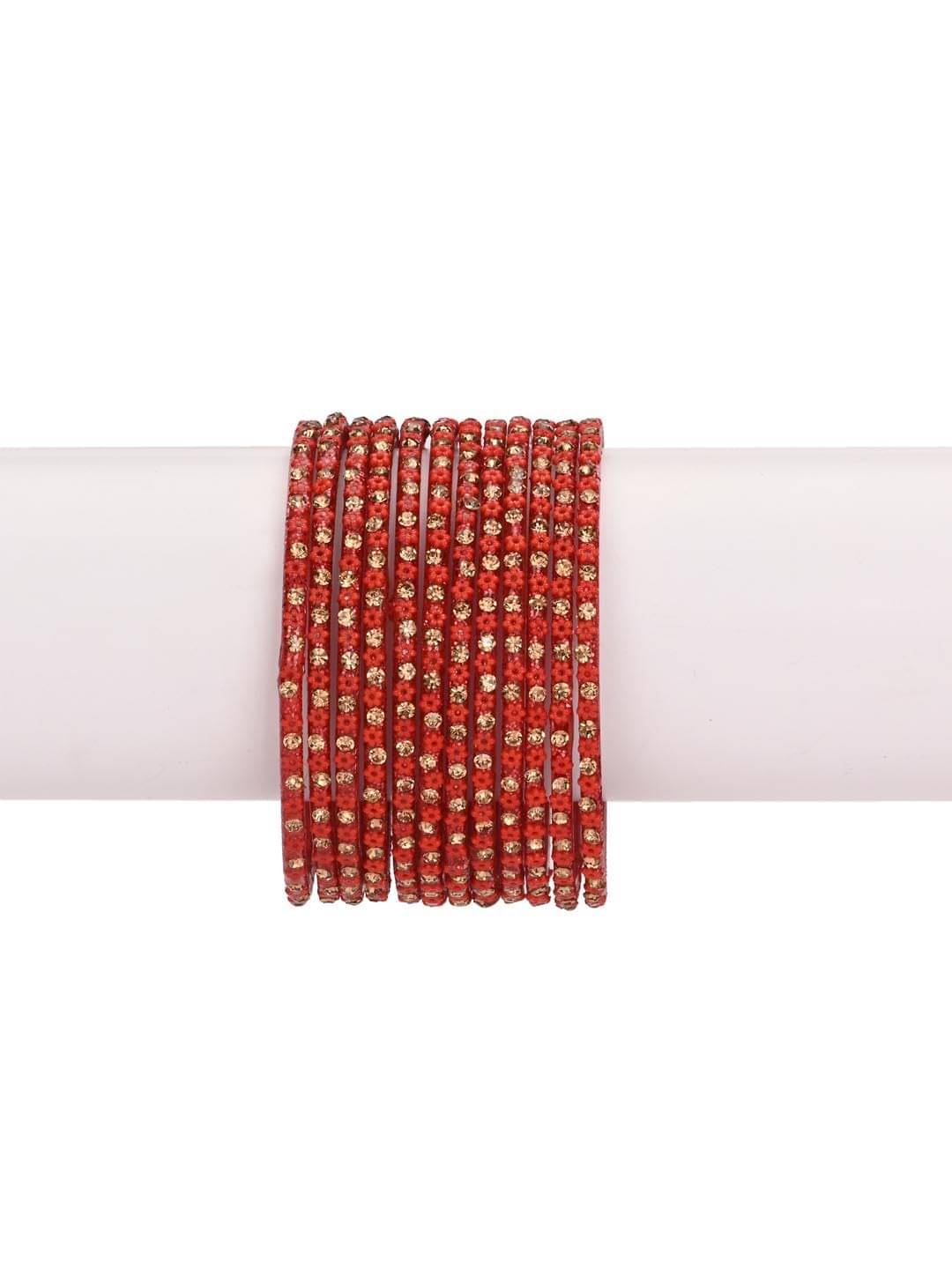 AFAST Red Bangle Set ( Pack of 12 ) AFAST Red Bangle Set ( Pack of 12 )
