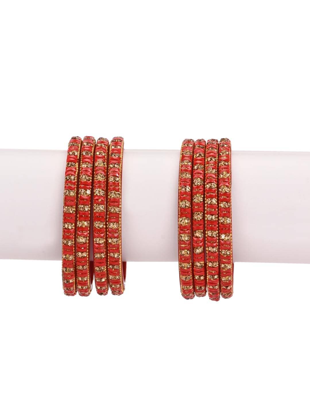 AFAST Red Bangle Set ( Pack of 8 ) AFAST Red Bangle Set ( Pack of 8 )