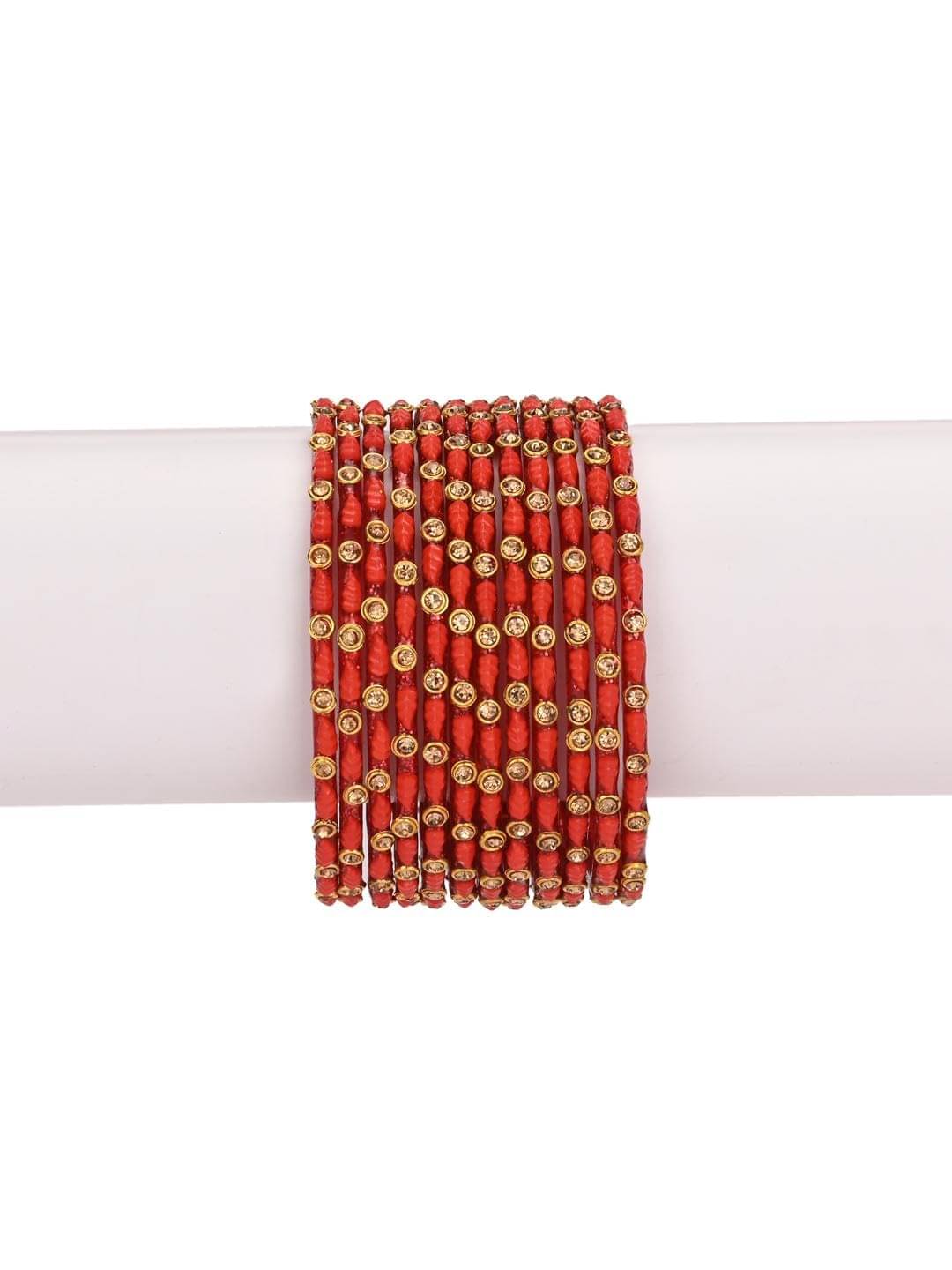 AFAST Red Bangle Set ( Pack of 12 ) AFAST Red Bangle Set ( Pack of 12 )