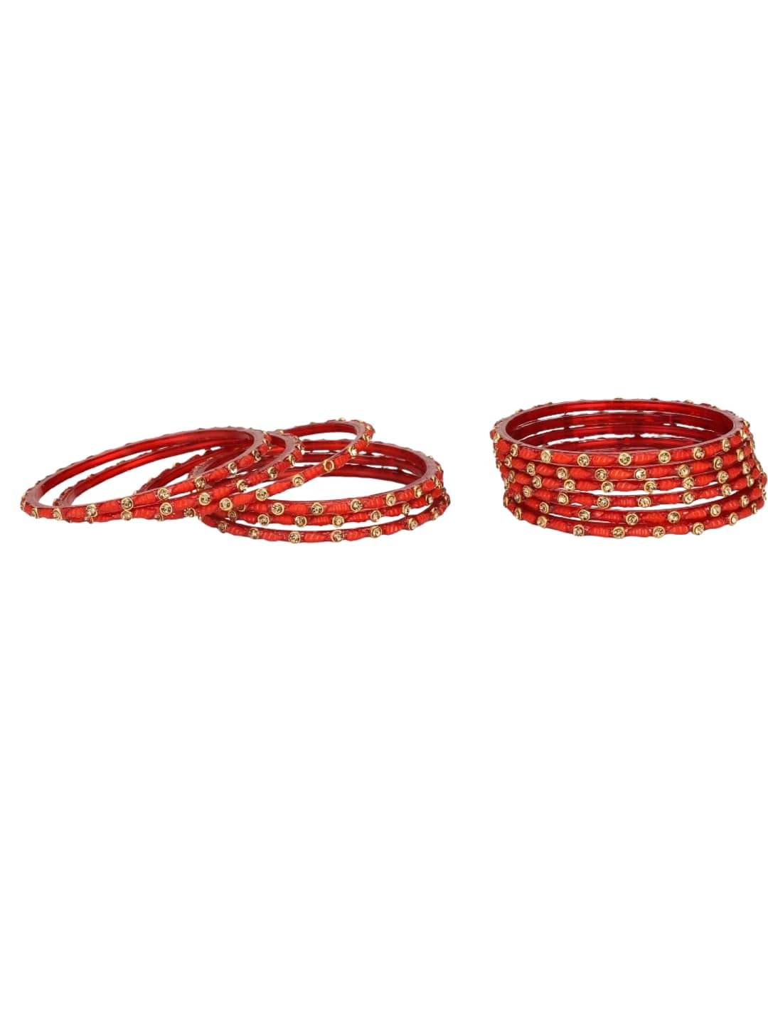 AFAST Red Bangle Set ( Pack of 12 ) AFAST Red Bangle Set ( Pack of 12 )
