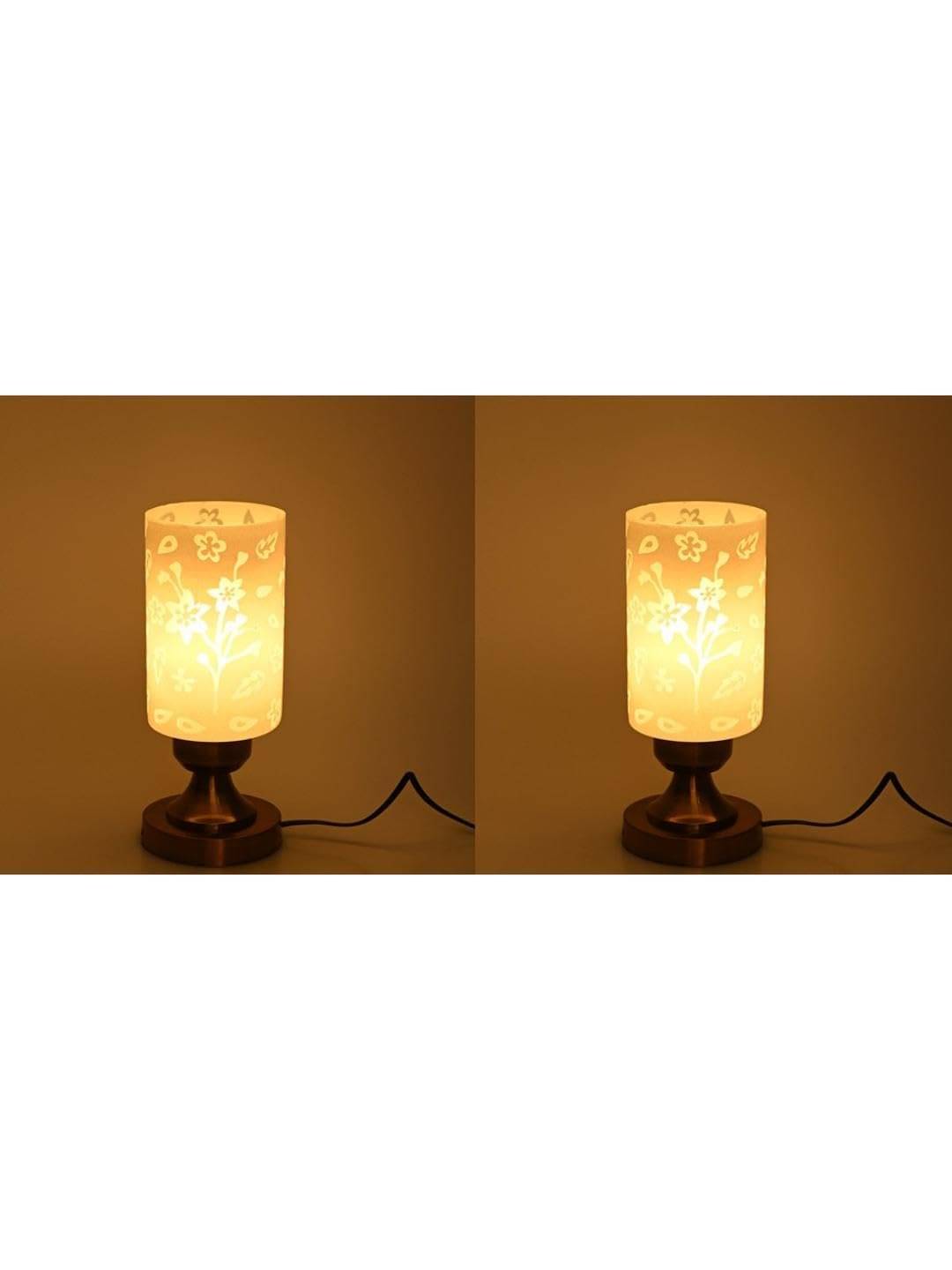     			AFAST White Table Lamp ( Pack of 2 )