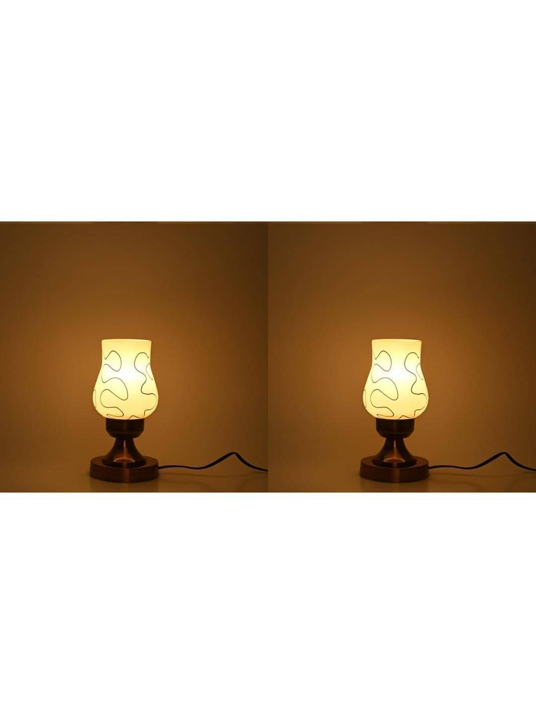 AFAST White Table Lamp ( Pack of 2 ) AFAST White Table Lamp ( Pack of 2 )