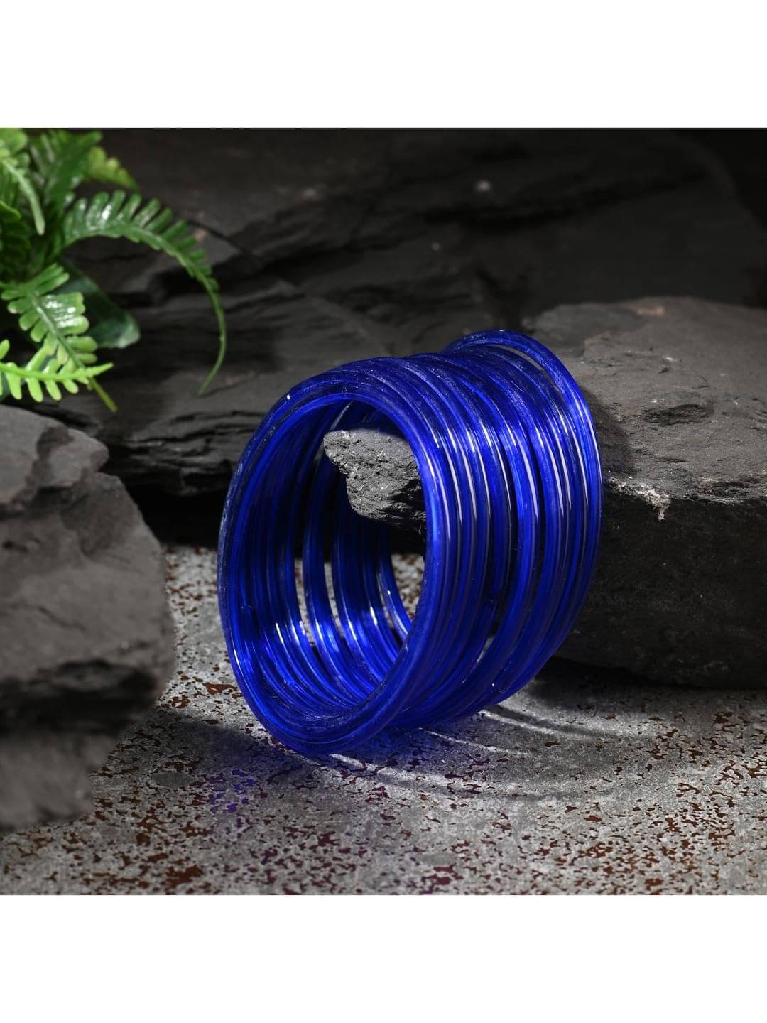 AFST Blue Bangle Set ( Pack of 12 ) AFST Blue Bangle Set ( Pack of 12 )