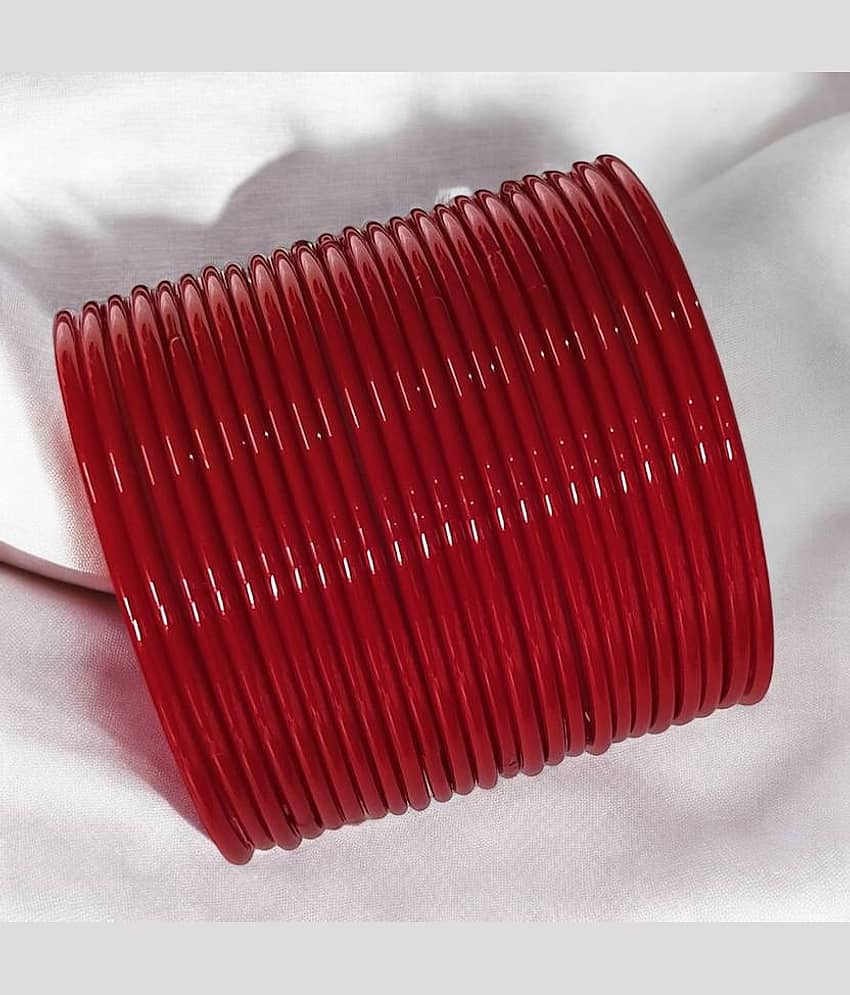 AFST Red Bangle Set ( Pack of 24 ) - Bangles & Bracelets | Buy online on ZillyBuy