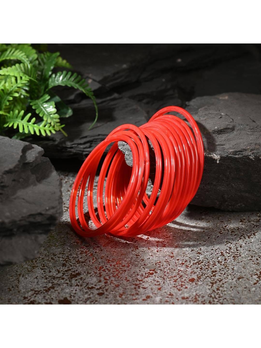     			AFST Red Bangle Set ( Pack of 12 )