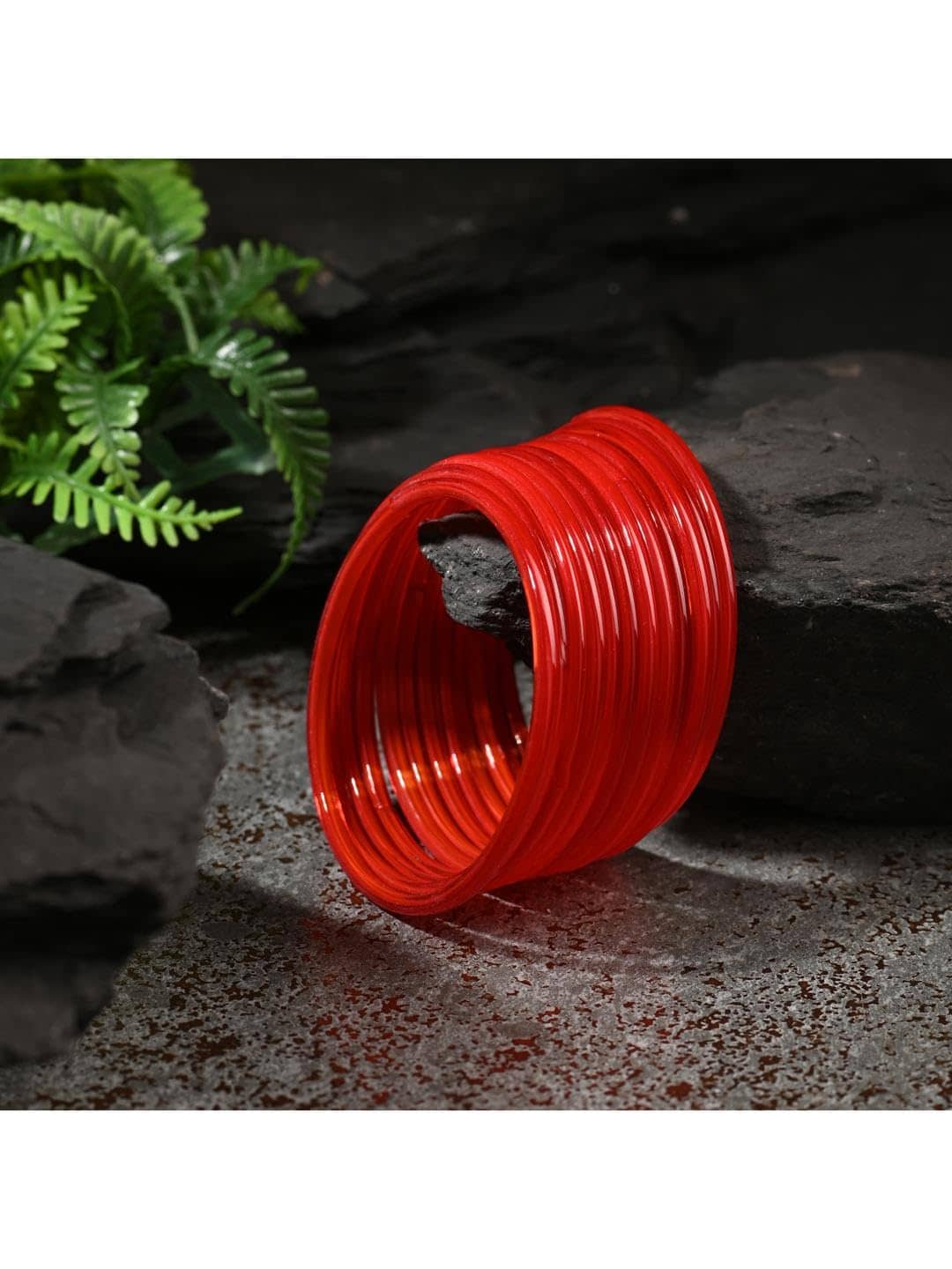 AFST Red Bangle Set ( Pack of 12 ) - Bangles & Bracelets | Buy online on ZillyBuy