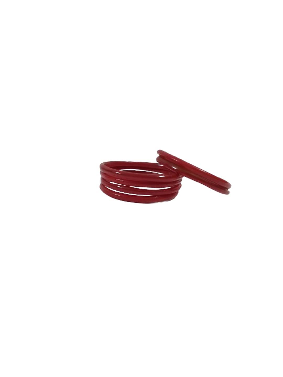 AFST Red Bangle Set ( Pack of 6 ) - Bangles & Bracelets | Buy online on ZillyBuy
