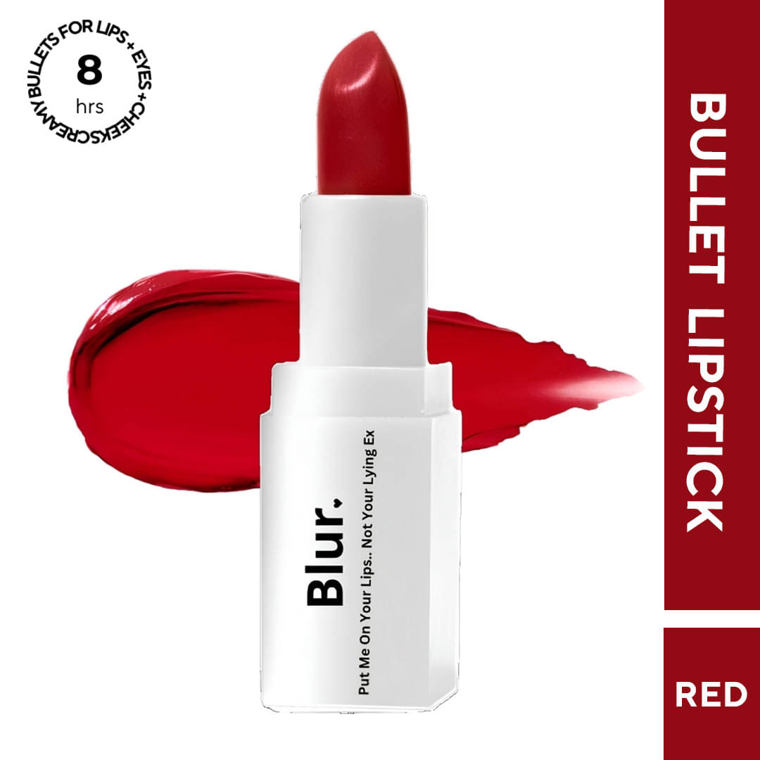     			BLUR India Put Me On Your Lips...Not Your Lying Ex Red BLURsticks 3 in 1 Bullet Lipstick For Lips + Eyes + Cheeks