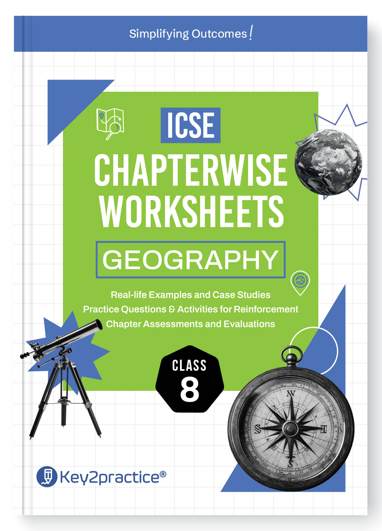 Gurukul By Oswal Geography Chapterwise Worksheets ICSE Class 8 For Exam 2025 : Real Life Questions, Practice Questions, Activities, Case Studies, Chap Gurukul By Oswal Geography Chapterwise Worksheets ICSE Class 8 For Exam 2025 : Real Life Questions, Practice Questions, Activities, Case Studies, Chap