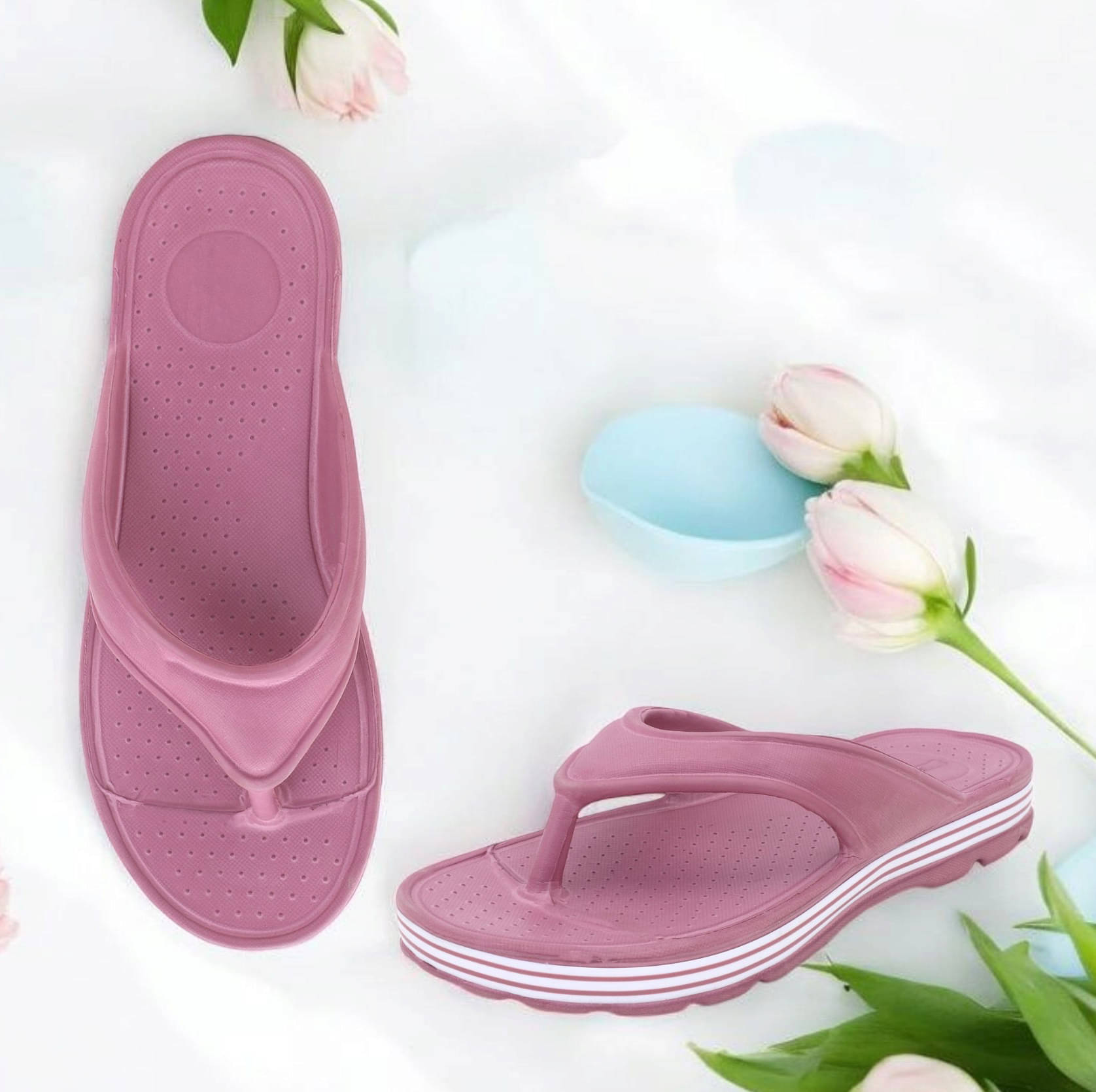     			KAPANI Peach Women's Slipper