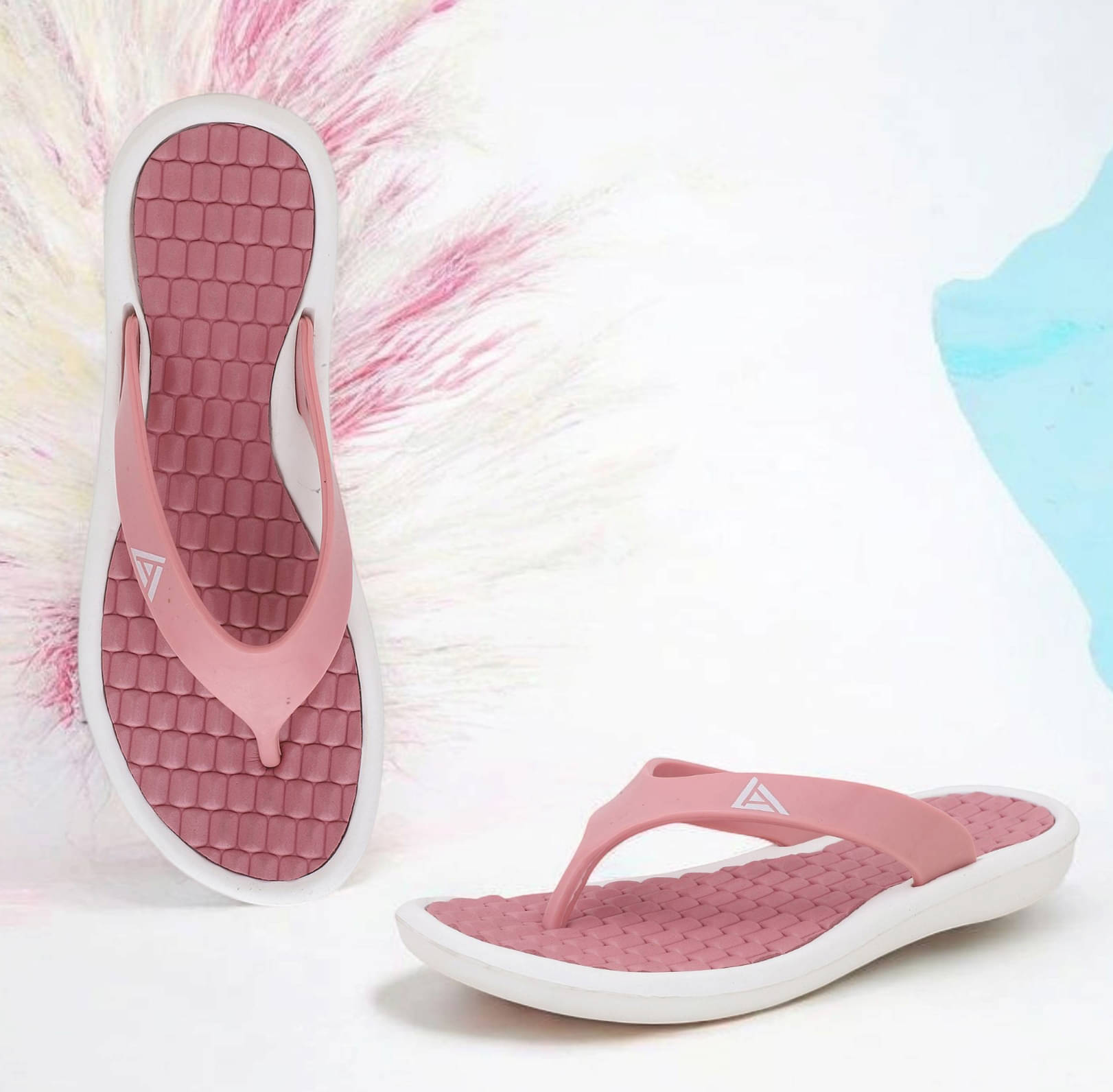     			KAPANI Peach Women's Slipper