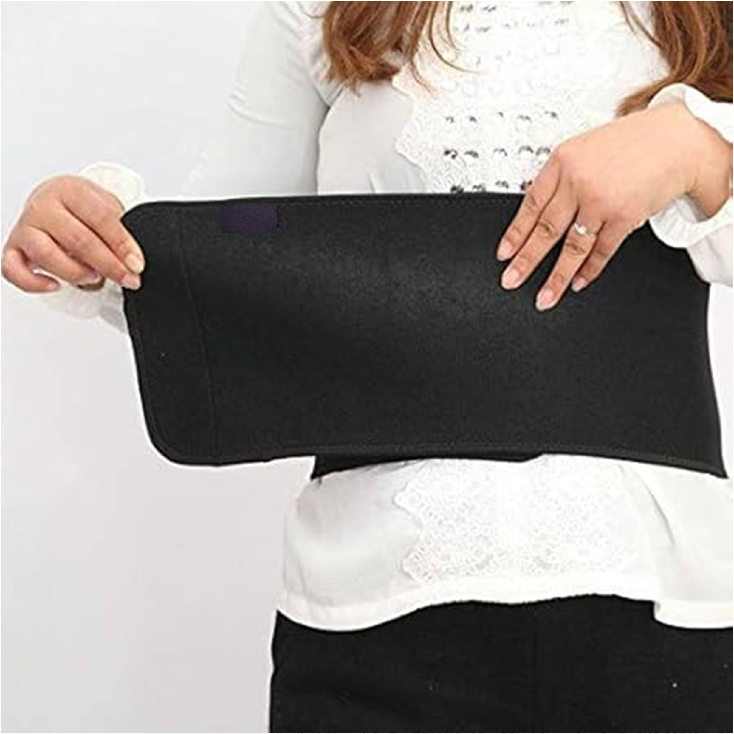     			Lillas 3in1 Post Pregnancy Belt For Women After Delivery Abdominal Support - Large, Black (Pack of 1)