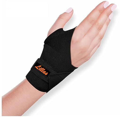 Lillas Wrist Band Pain Relief & Gym Band Wrist Support - Free Size (1 Pair) Lillas Wrist Band Pain Relief & Gym Band Wrist Support - Free Size (1 Pair)