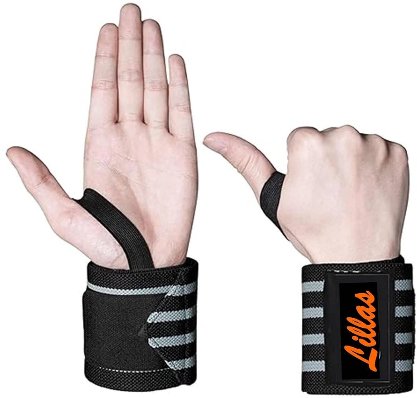 Lillas Wrist Band Pain Relief & Gym Band Wrist Support - Free Size (1 Pair) Lillas Wrist Band Pain Relief & Gym Band Wrist Support - Free Size (1 Pair)