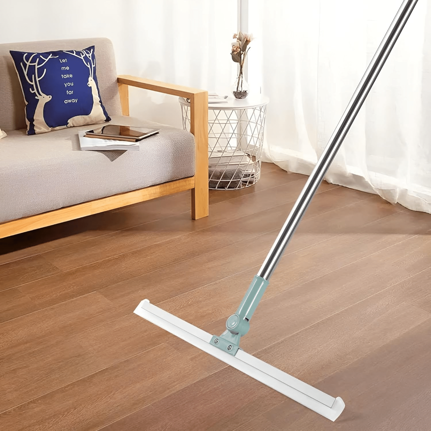     			MAHADEV ENTERPRISE Flat Mop ( Extendable Mop Handle with 360 Degree Movement )