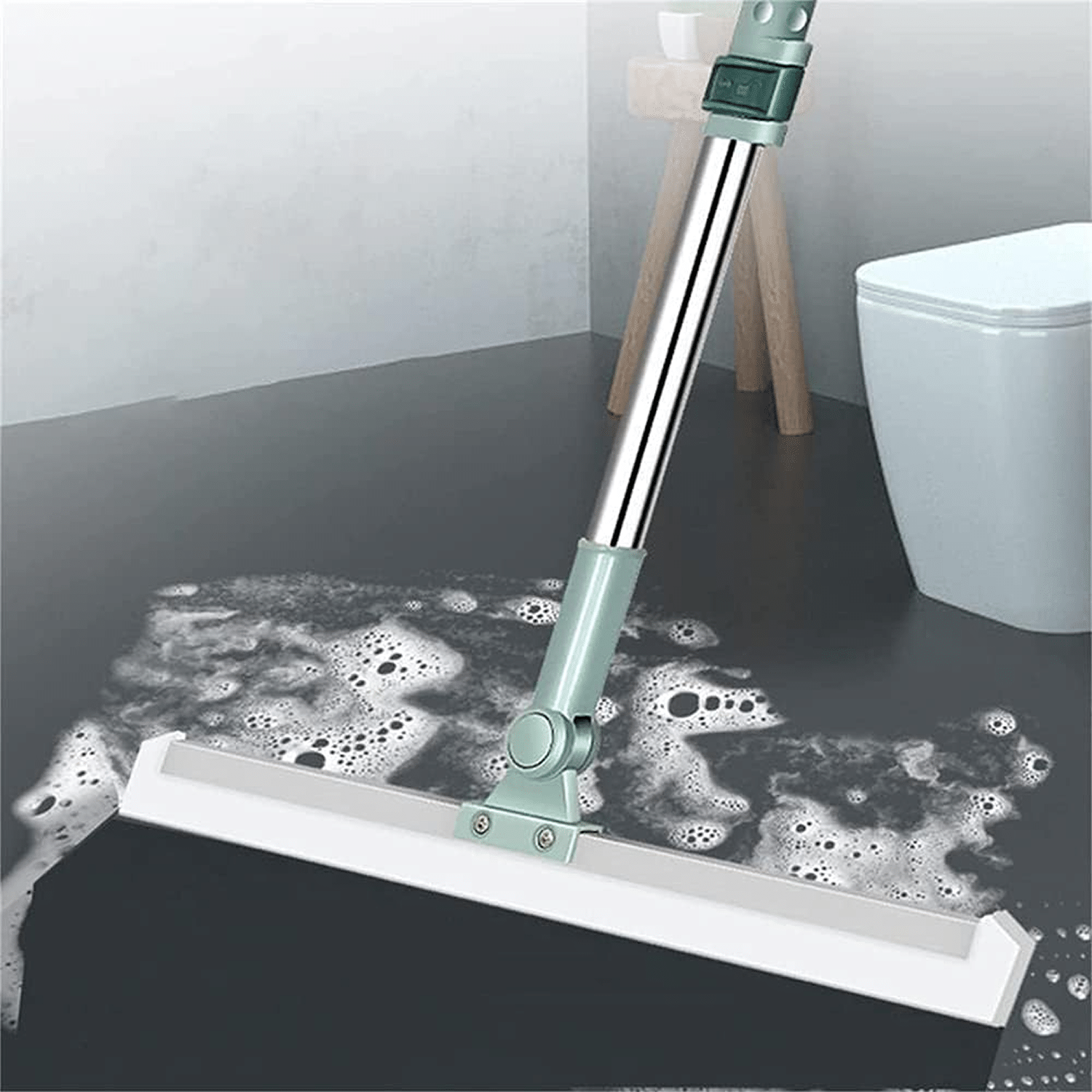 MAHADEV ENTERPRISE Floor Wiper ( Extendable Mop Handle with 360 Degree Movement ) MAHADEV ENTERPRISE Floor Wiper ( Extendable Mop Handle with 360 Degree Movement )