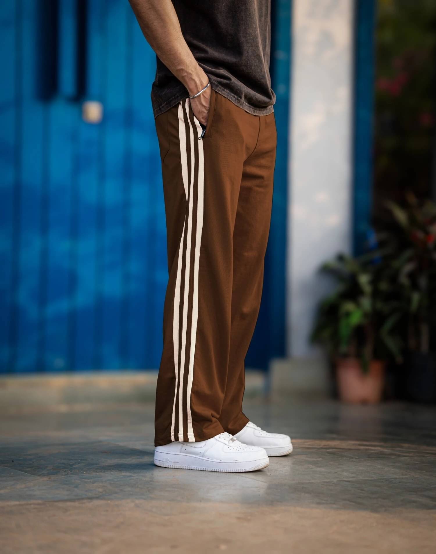     			Maniac Brown Cotton Men's Trackpants ( Pack of 1 )