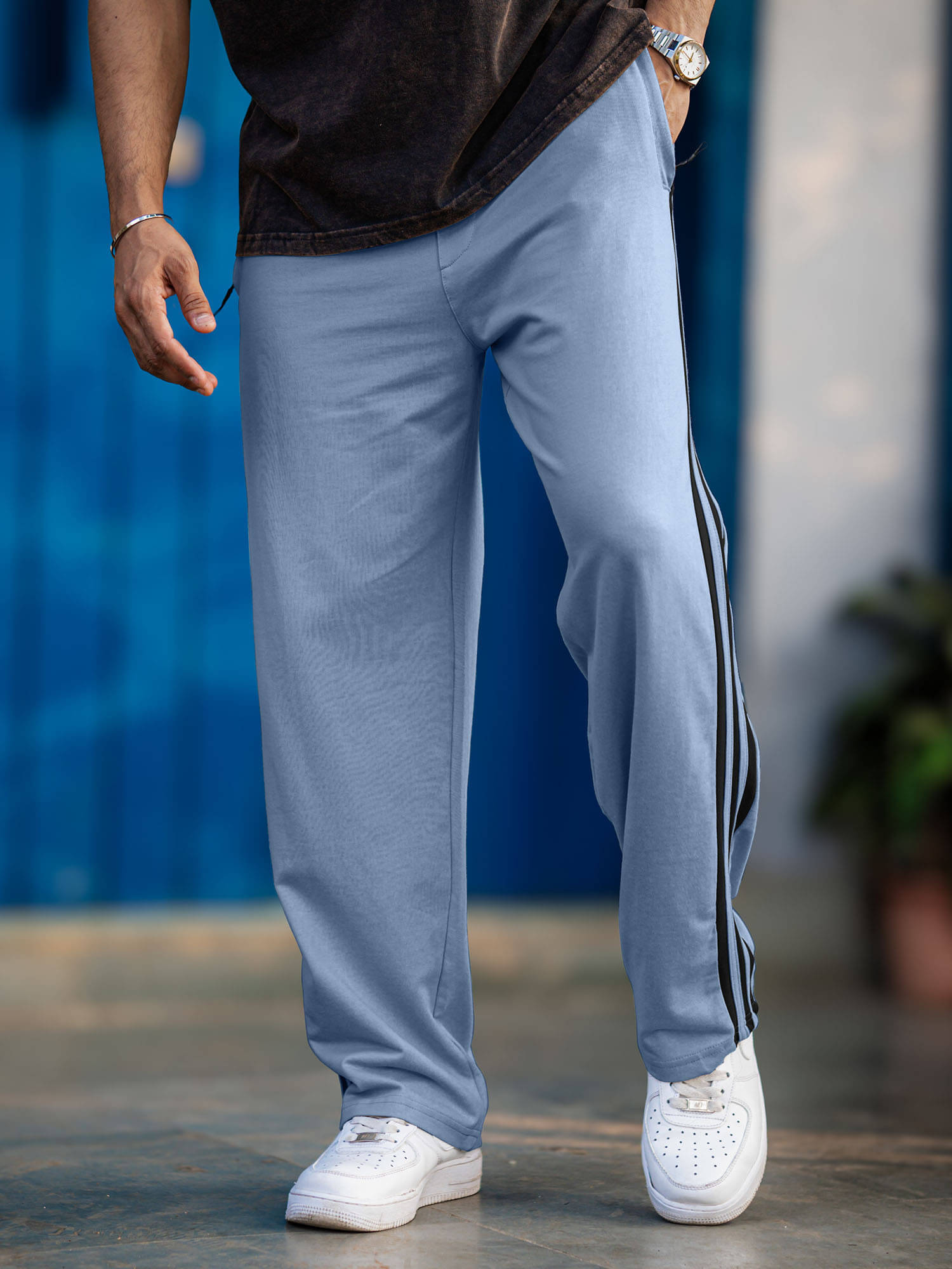     			Maniac Grey Cotton Blend Men's Trackpants ( Pack of 1 )