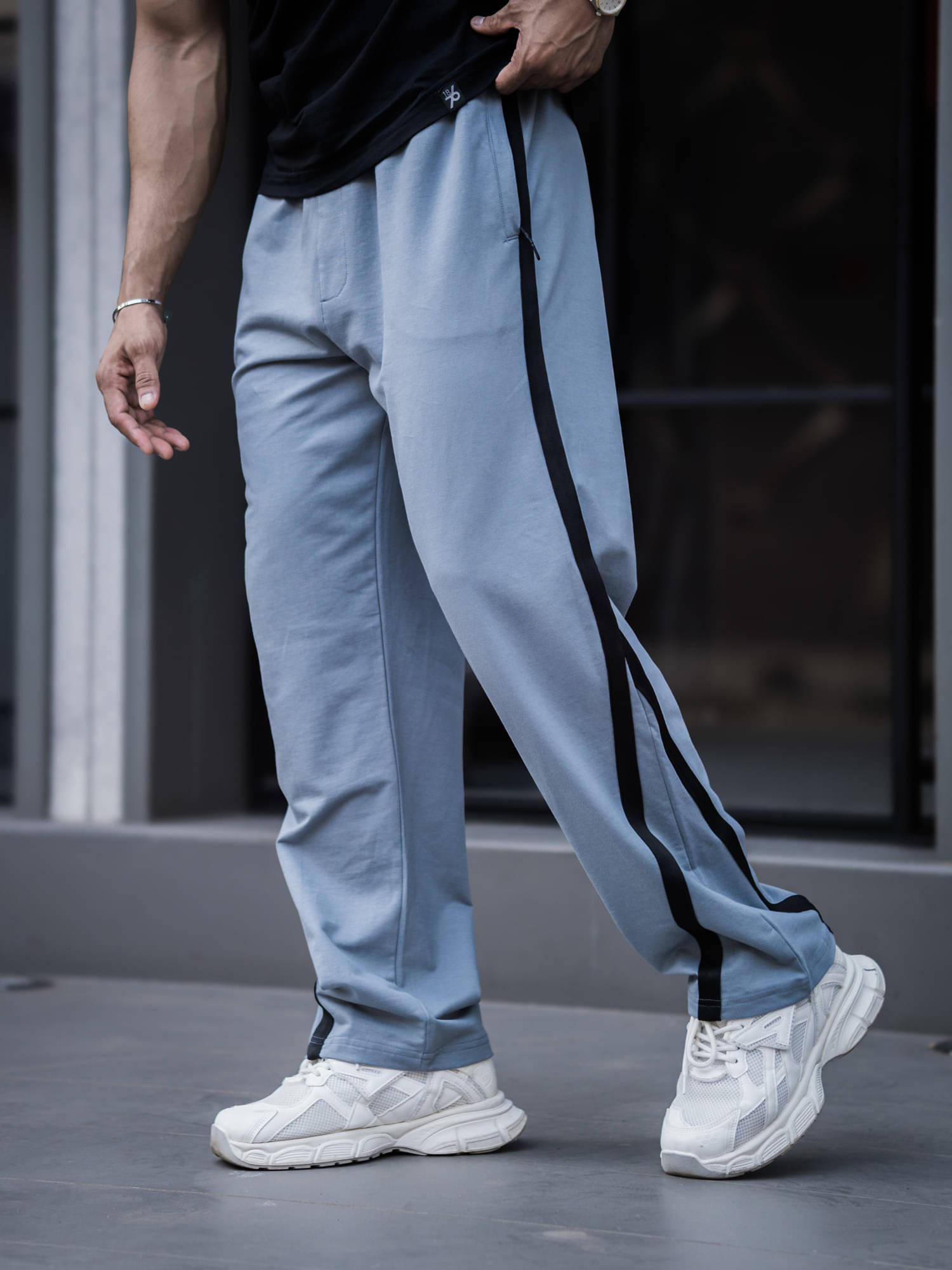 Maniac Grey Cotton Men's Trackpants ( Pack of 1 ) Maniac Grey Cotton Men's Trackpants ( Pack of 1 )