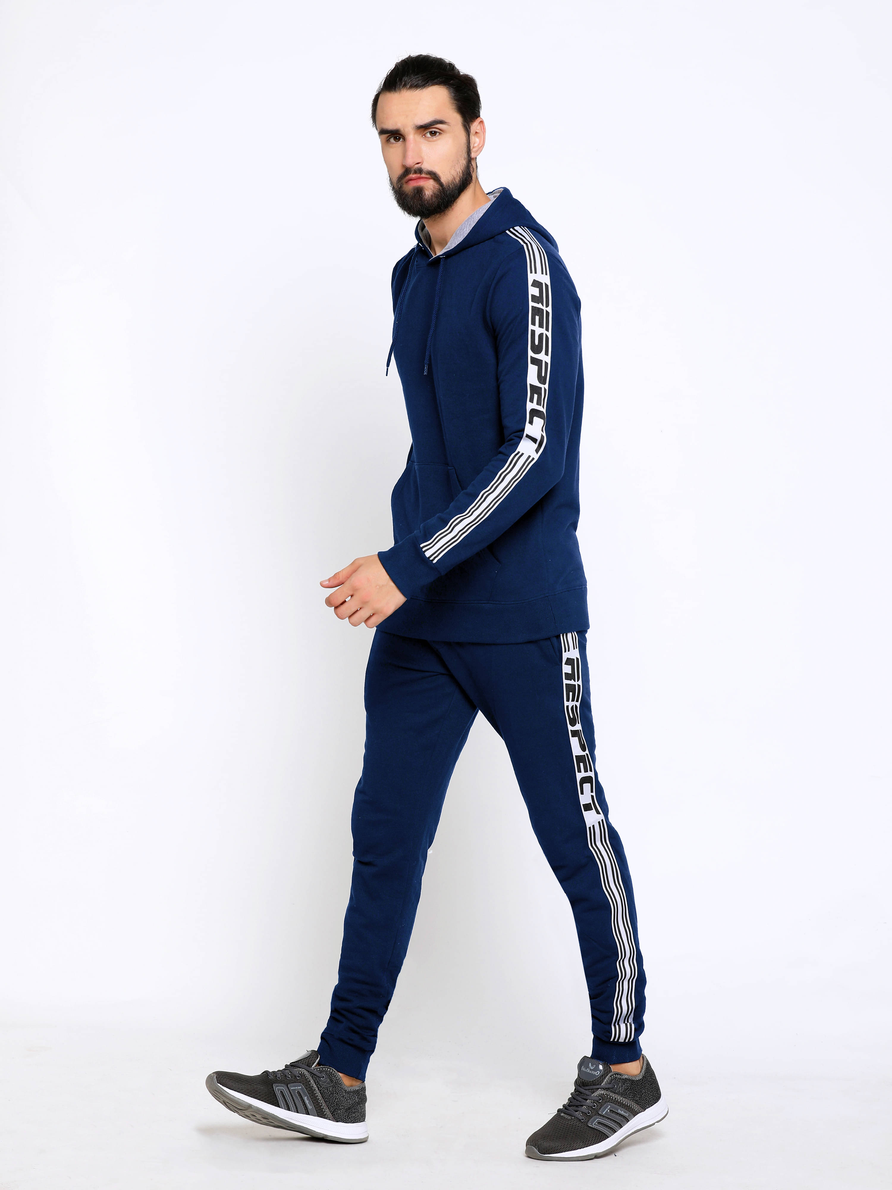     			Maniac Men's T-shirt With Shorts Co-Ords Set ( Pack of 1 , Navy Blue )