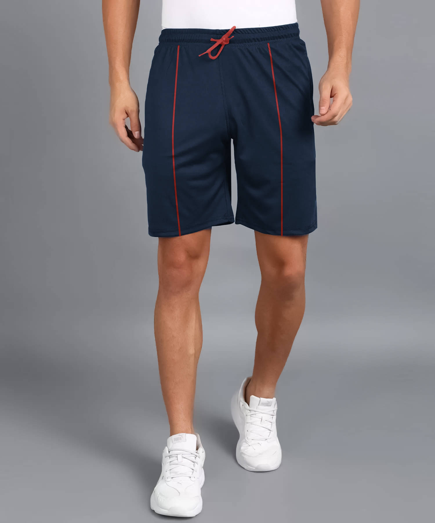 Maniac Navy Polyester Men's Shorts ( Pack of 1 ) Maniac Navy Polyester Men's Shorts ( Pack of 1 )