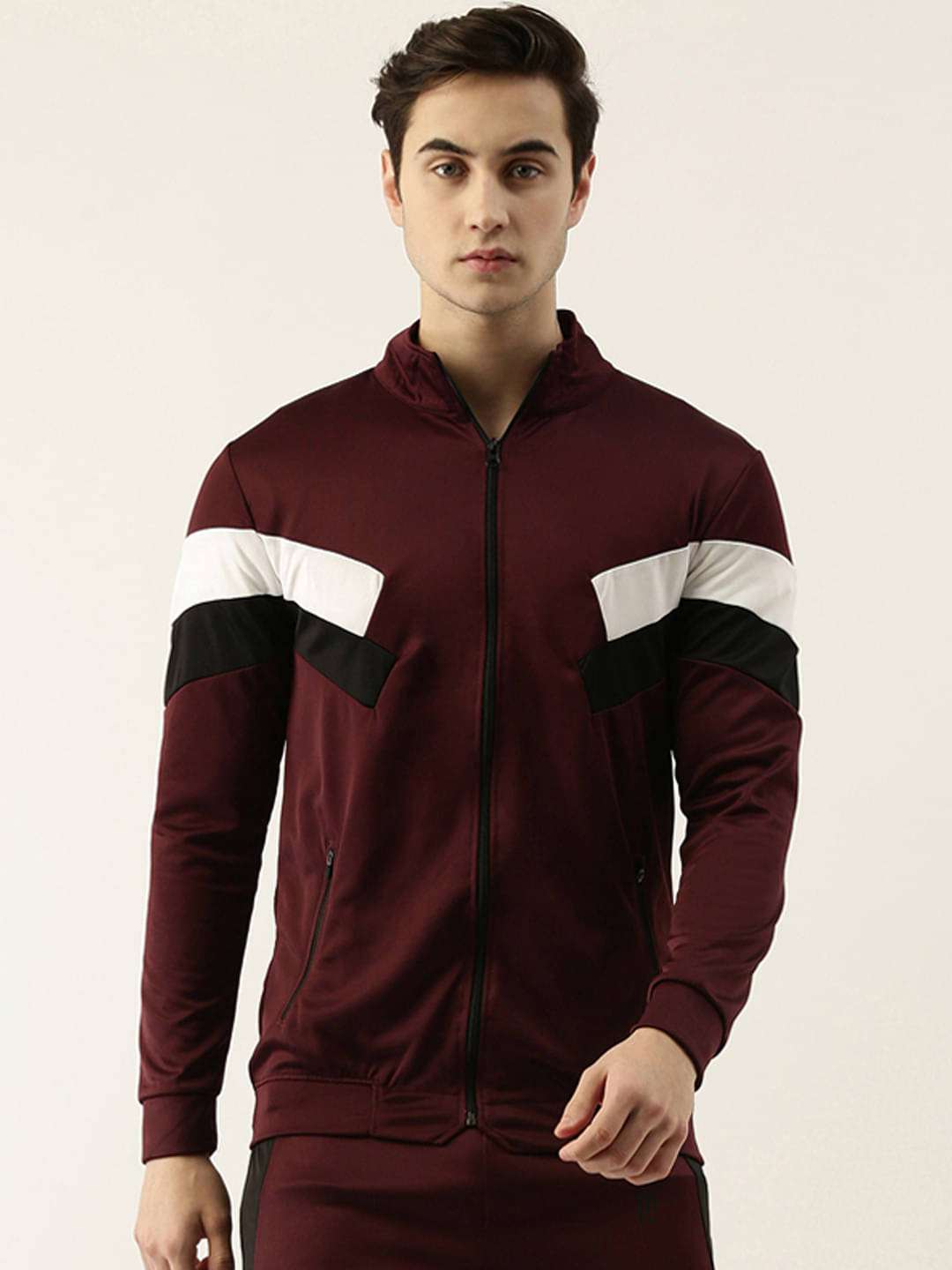 Maniac Polyester Men's Casual Jacket - Maroon ( Pack of 1 ) Maniac Polyester Men's Casual Jacket - Maroon ( Pack of 1 )