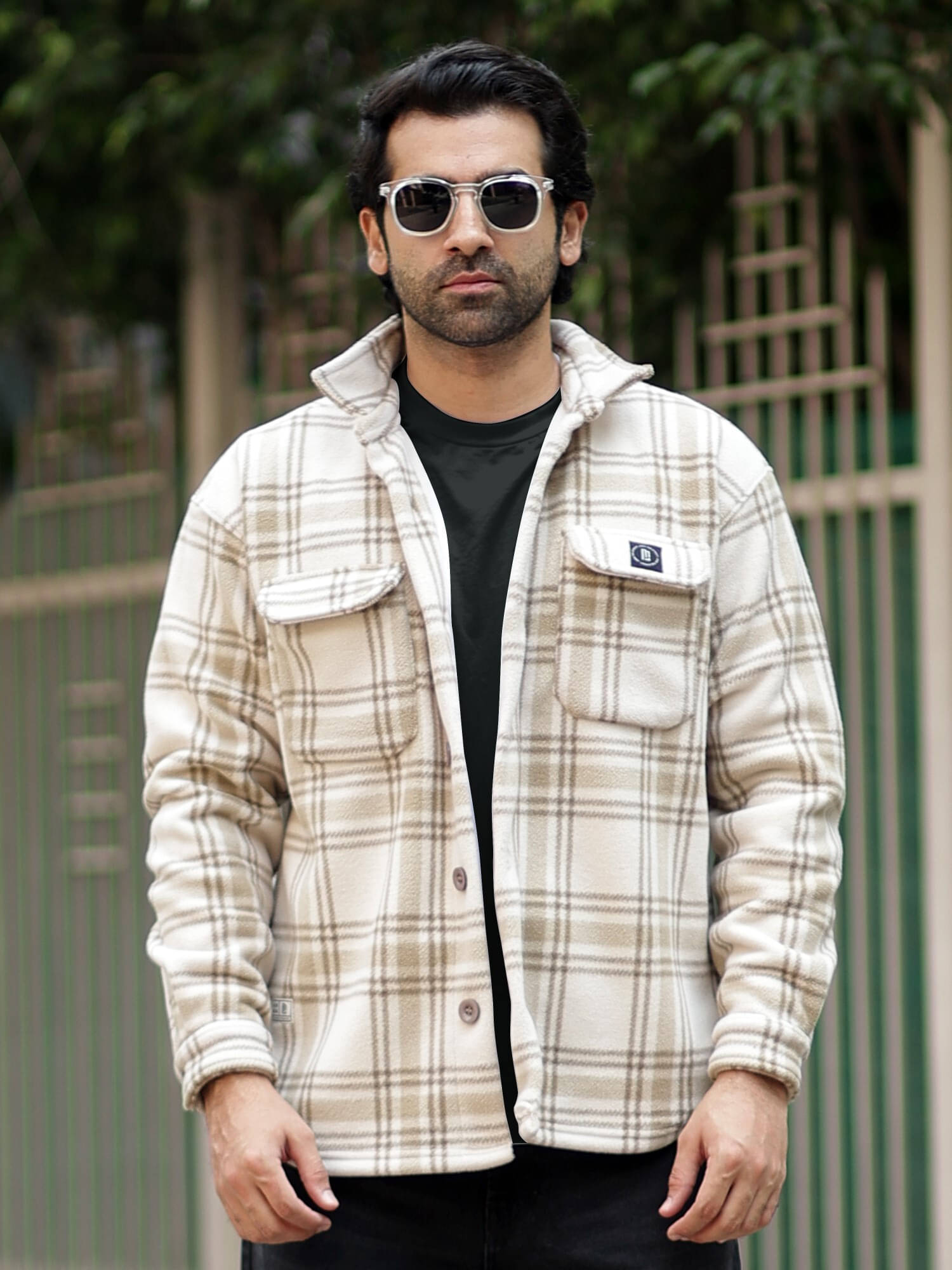     			Maniac Polyester Men's Casual Jacket - Beige ( Pack of 1 )