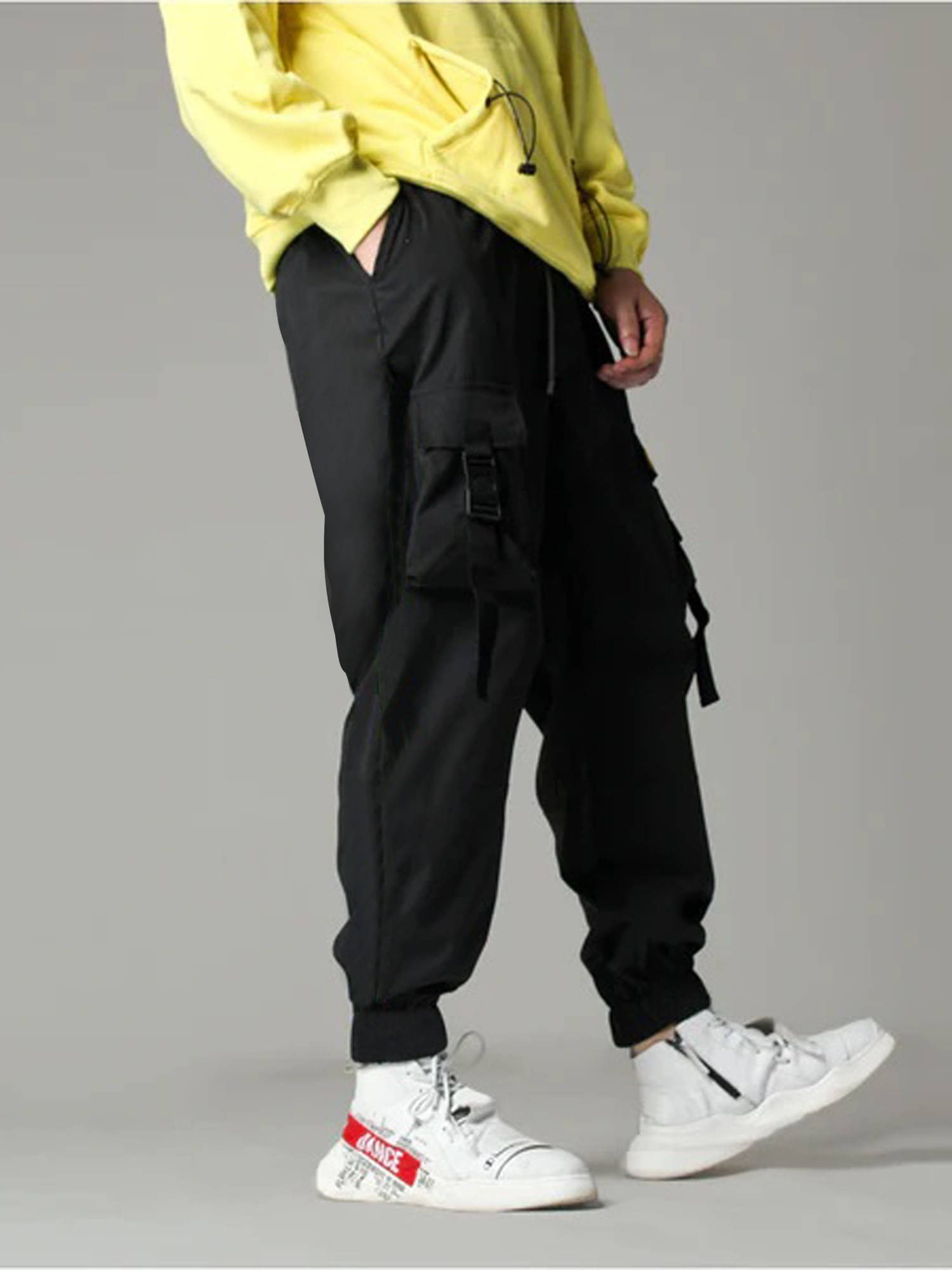     			Maniac Relax Pleated Men's Trouser - Black ( Pack of 1 )