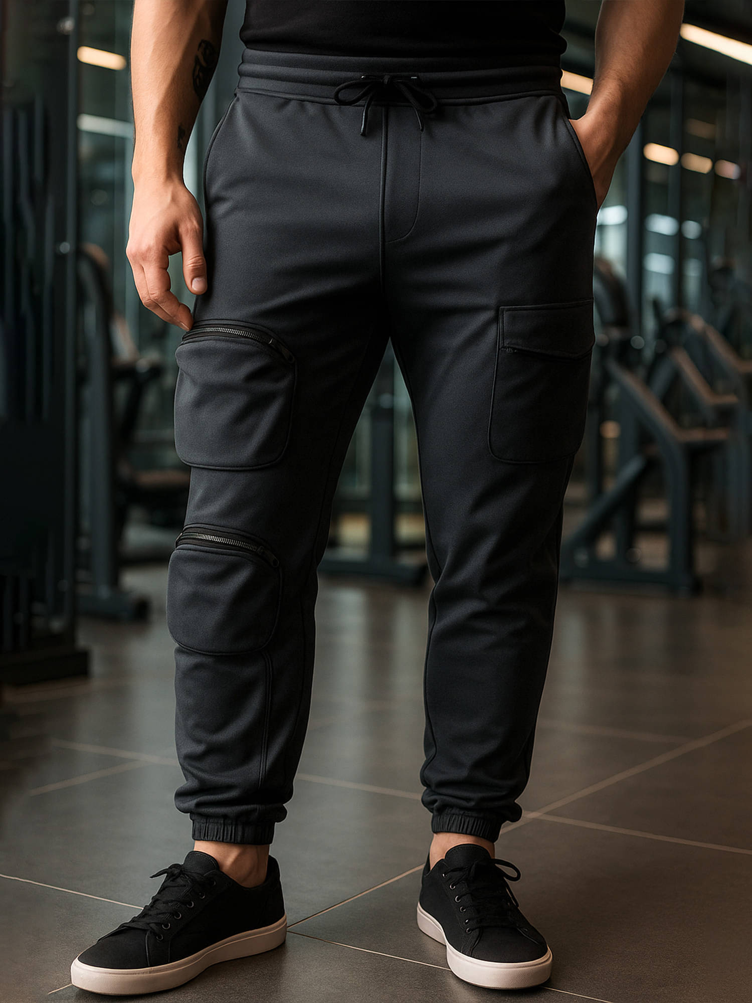     			Maniac Relax Pleated Men's Trouser - Grey ( Pack of 1 )