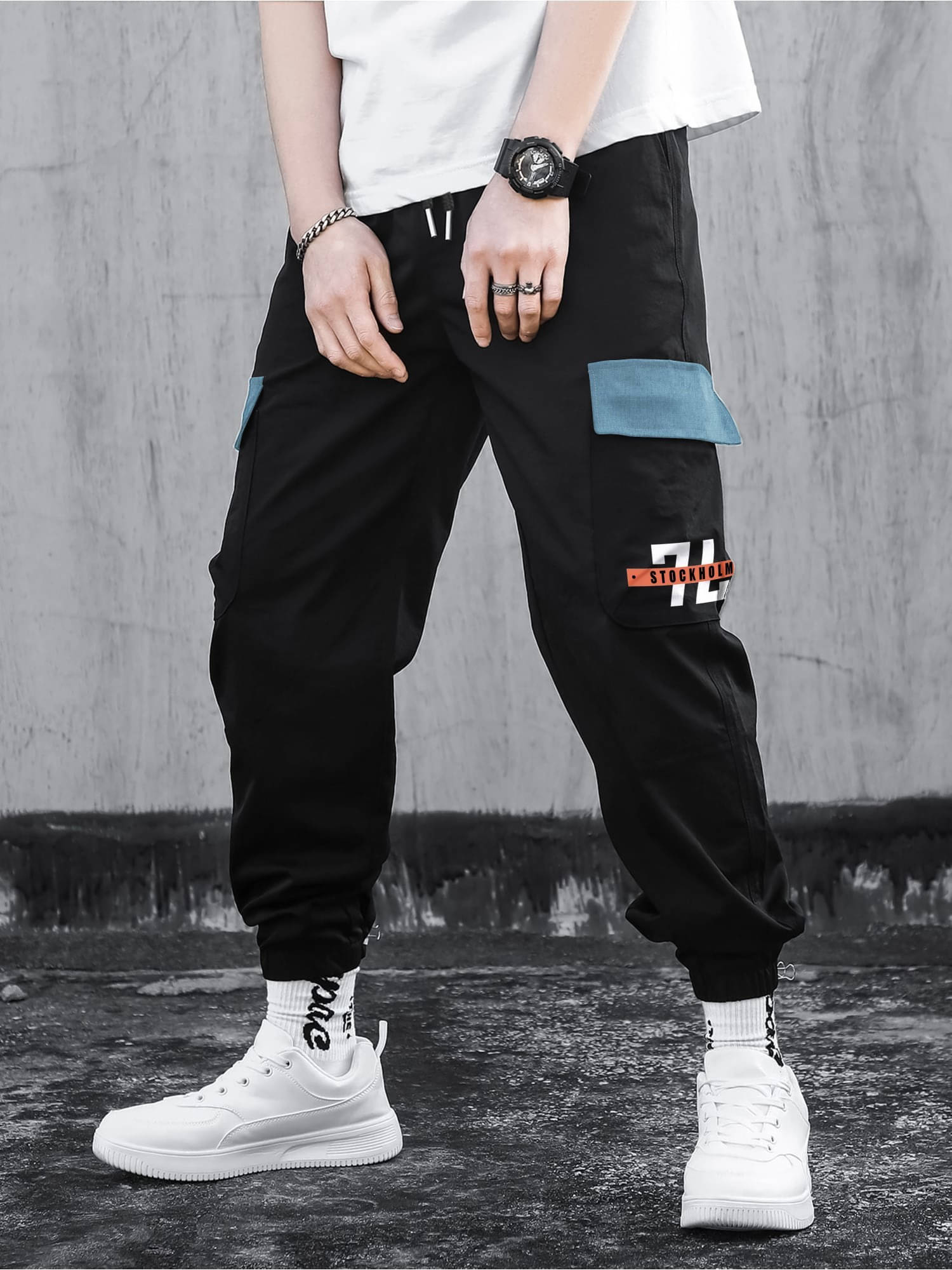     			Maniac Relax Pleated Men's Trouser - Black ( Pack of 1 )