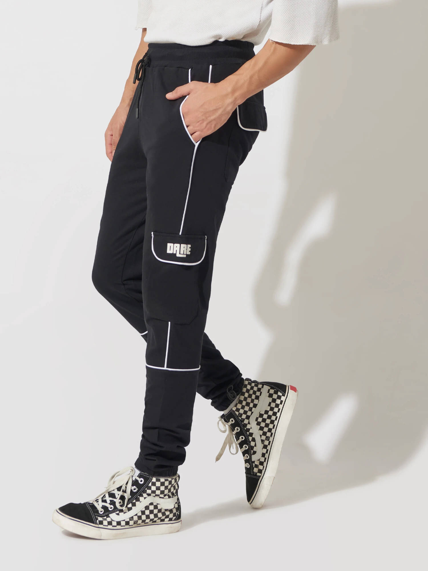    			Maniac Slim Pleated Men's Joggers - Multicolor ( Pack of 1 )