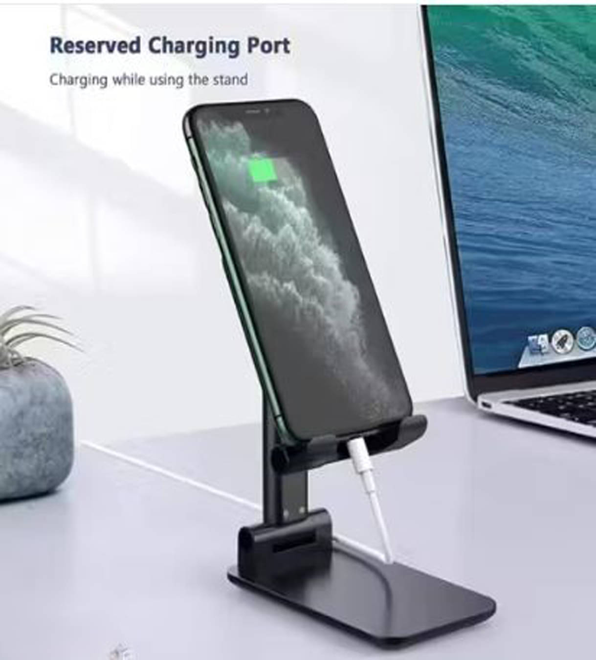 Multi Angle Adjustable and Foldable Mobile Phone Tabletop Stand, Anti Slip and Scratch Resistant, Compatible for Samsung Galaxy, MI, Vivo, iPhone, Oppo and All Mobile Phones Black Multi Angle Adjustable and Foldable Mobile Phone Tabletop Stand, Anti Slip and Scratch Resistant, Compatible for Samsung Galaxy, MI, Vivo, iPhone, Oppo and All Mobile Phones Black